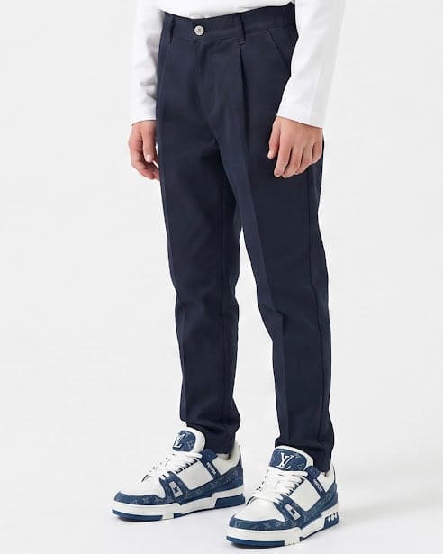 Sottosopra Duca Homme ANB6209 pantalone slim blu misto cotone