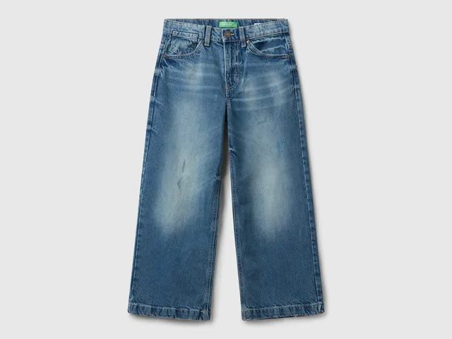 United Colors of Benetton jeans loose cotone M coulisse