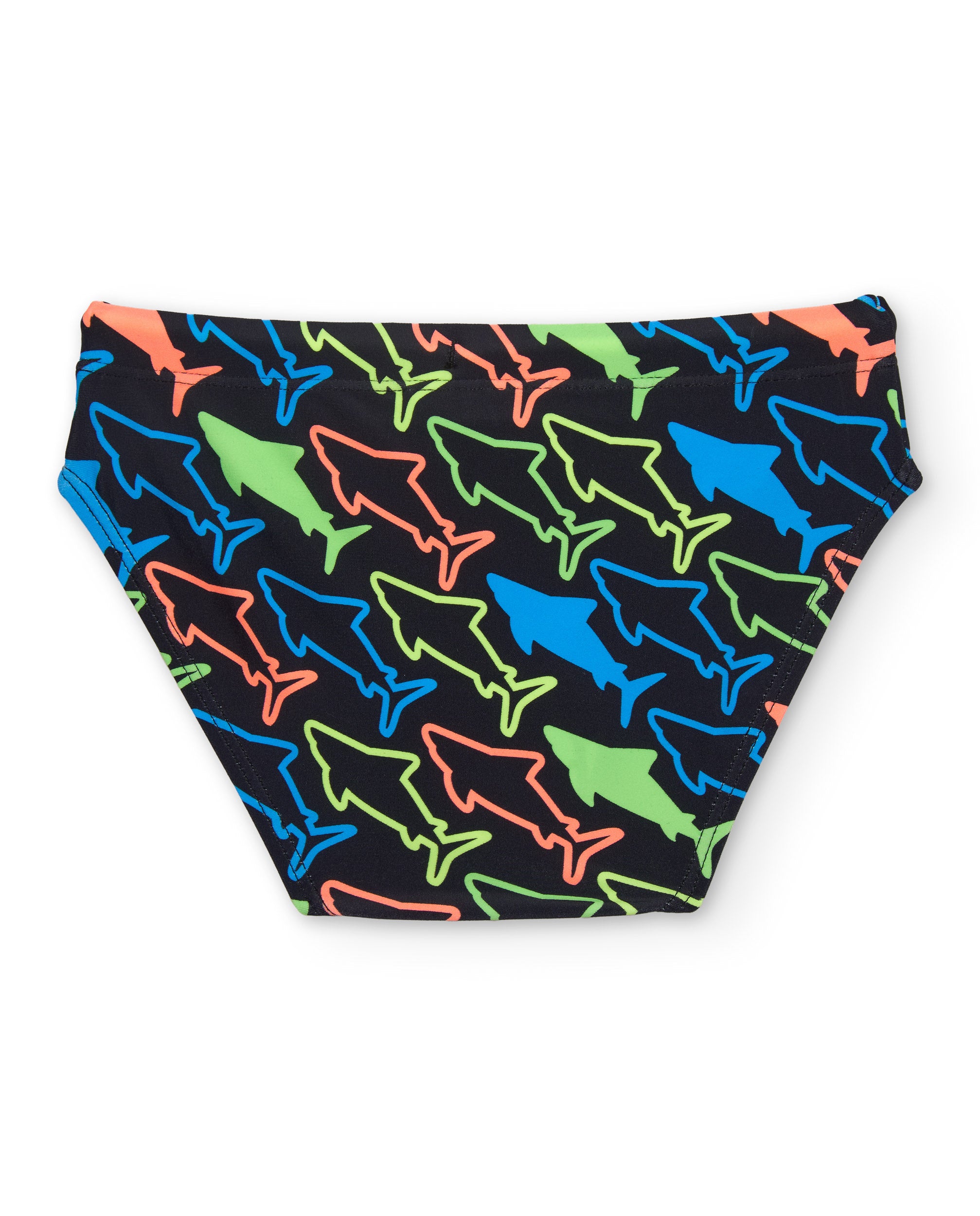 TucTuc Costumi Da Bagno Slip Bimbo Nero Squali