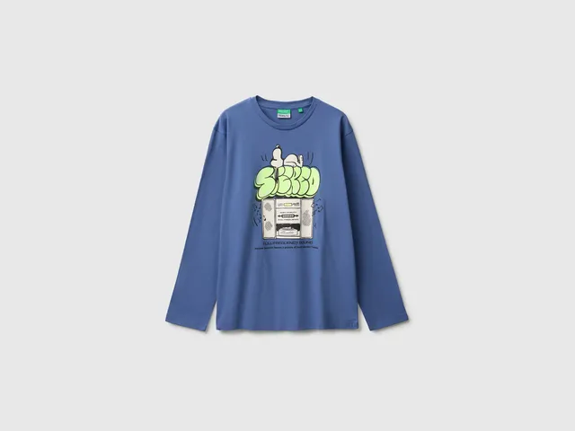United Colors of Benetton maglietta Peanuts cotone bio taglia L