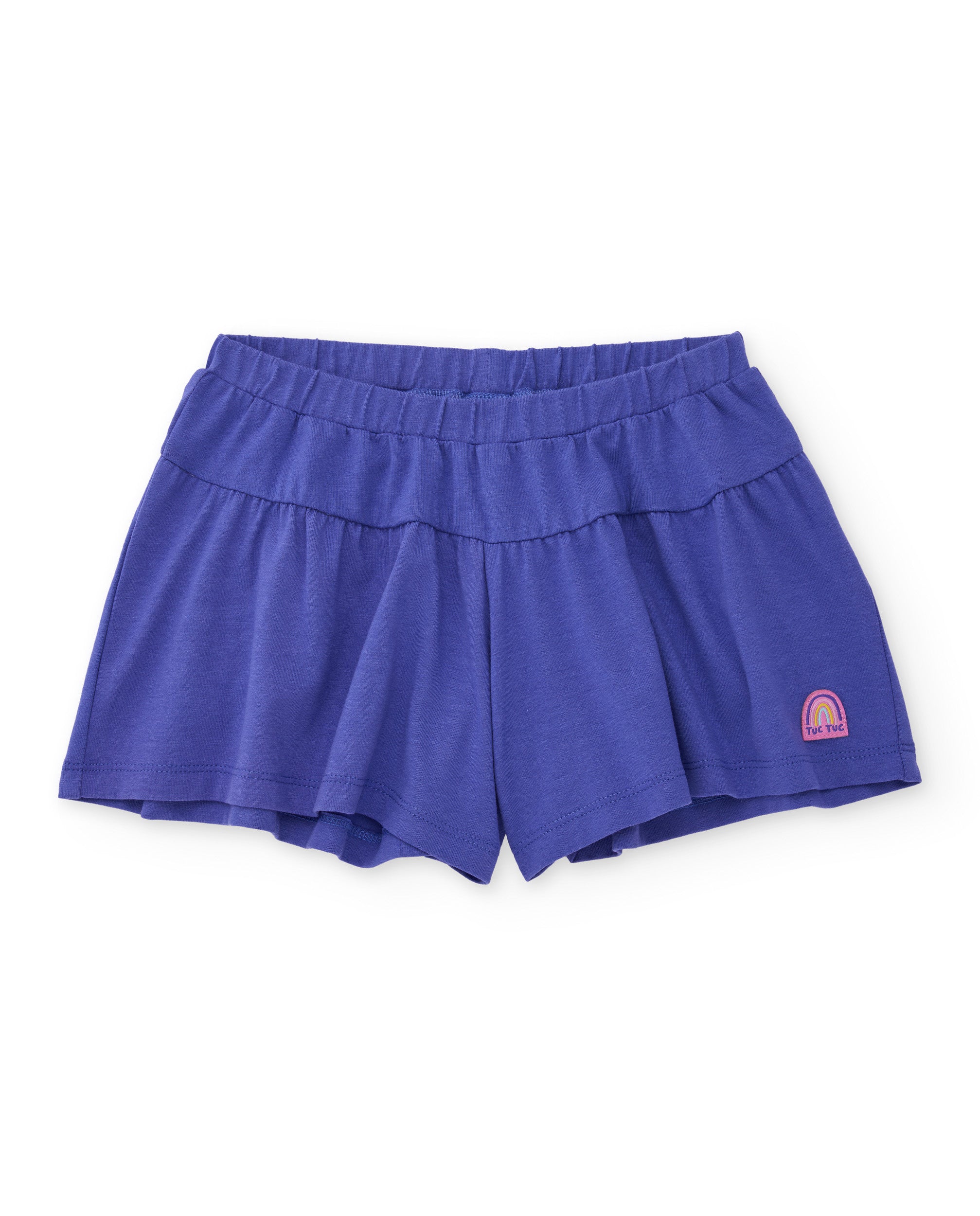 TucTuc Bermuda short bambina fluido lilla maglia