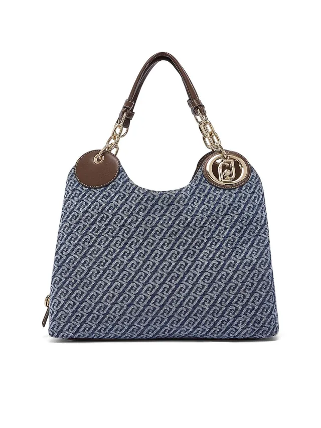 Liu Jo Borse Satchel Media Borsa Effetto Denim 00770