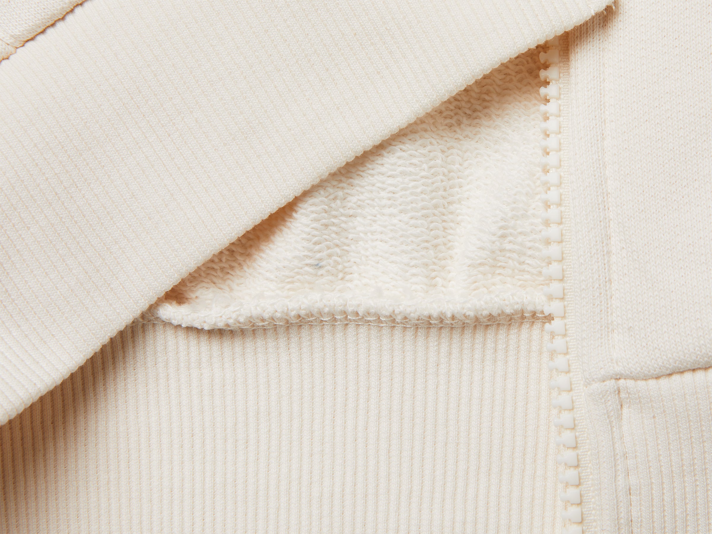 United Colors of Benetton Felpa Cappuccio Zip Cotone Stampa Glitter
