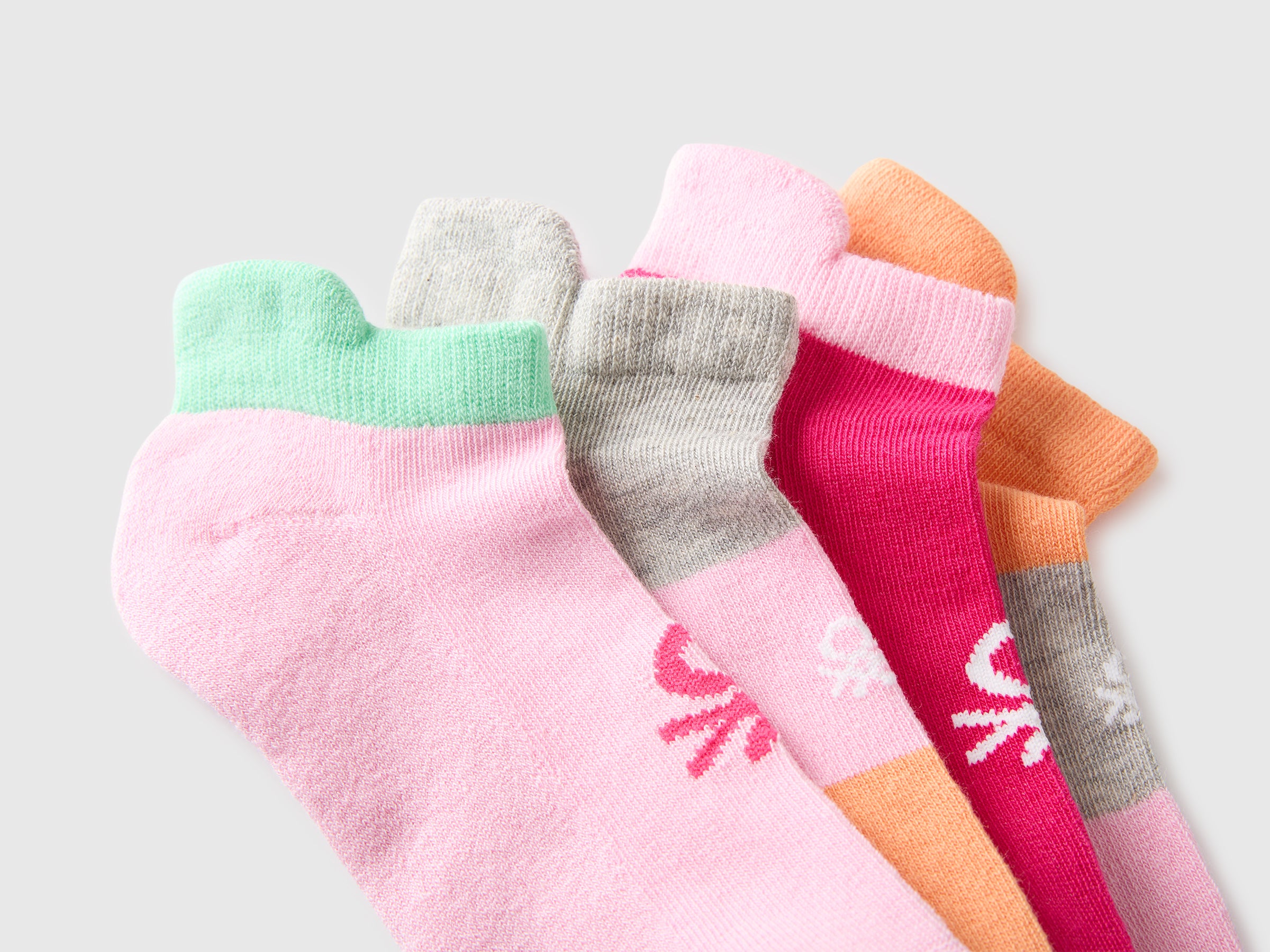 United Colors of Benetton calzini corti spugna 4 paia bimbo