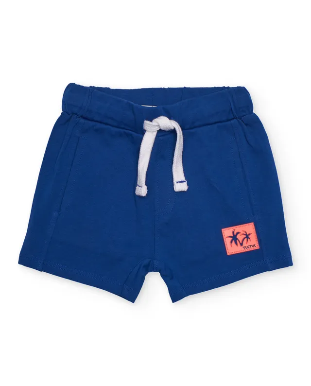 TucTuc Bermuda shorts bambino blu navy tasche vita elastica
