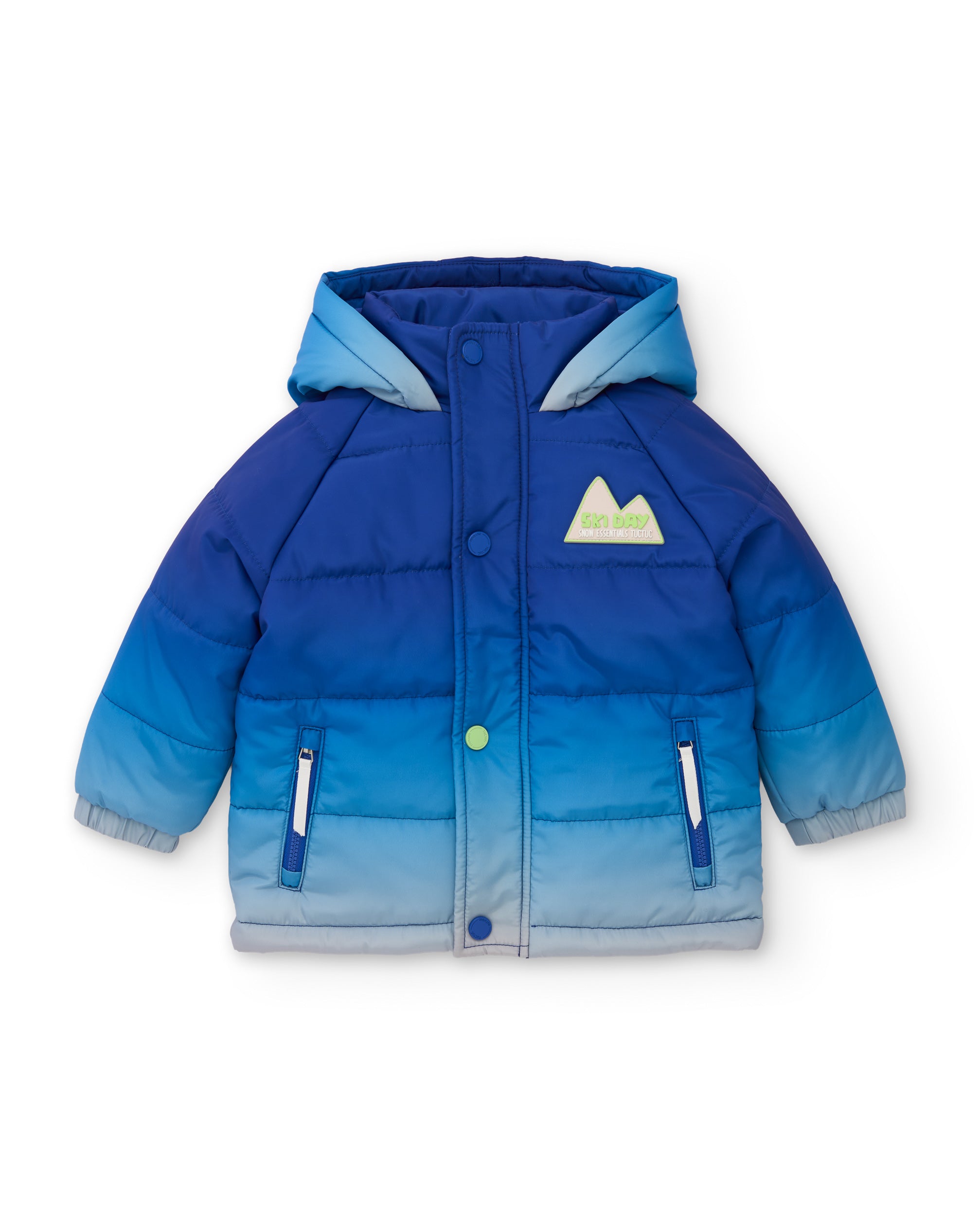 TucTuc Cappotti piumino blu cappuccio cerniera