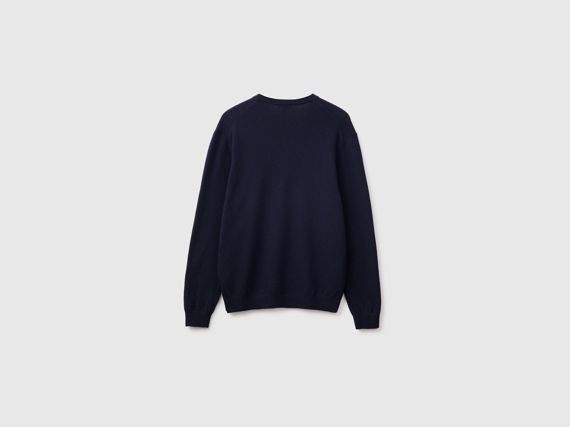 United Colors of Benetton Midnight blue maglione lana merino S