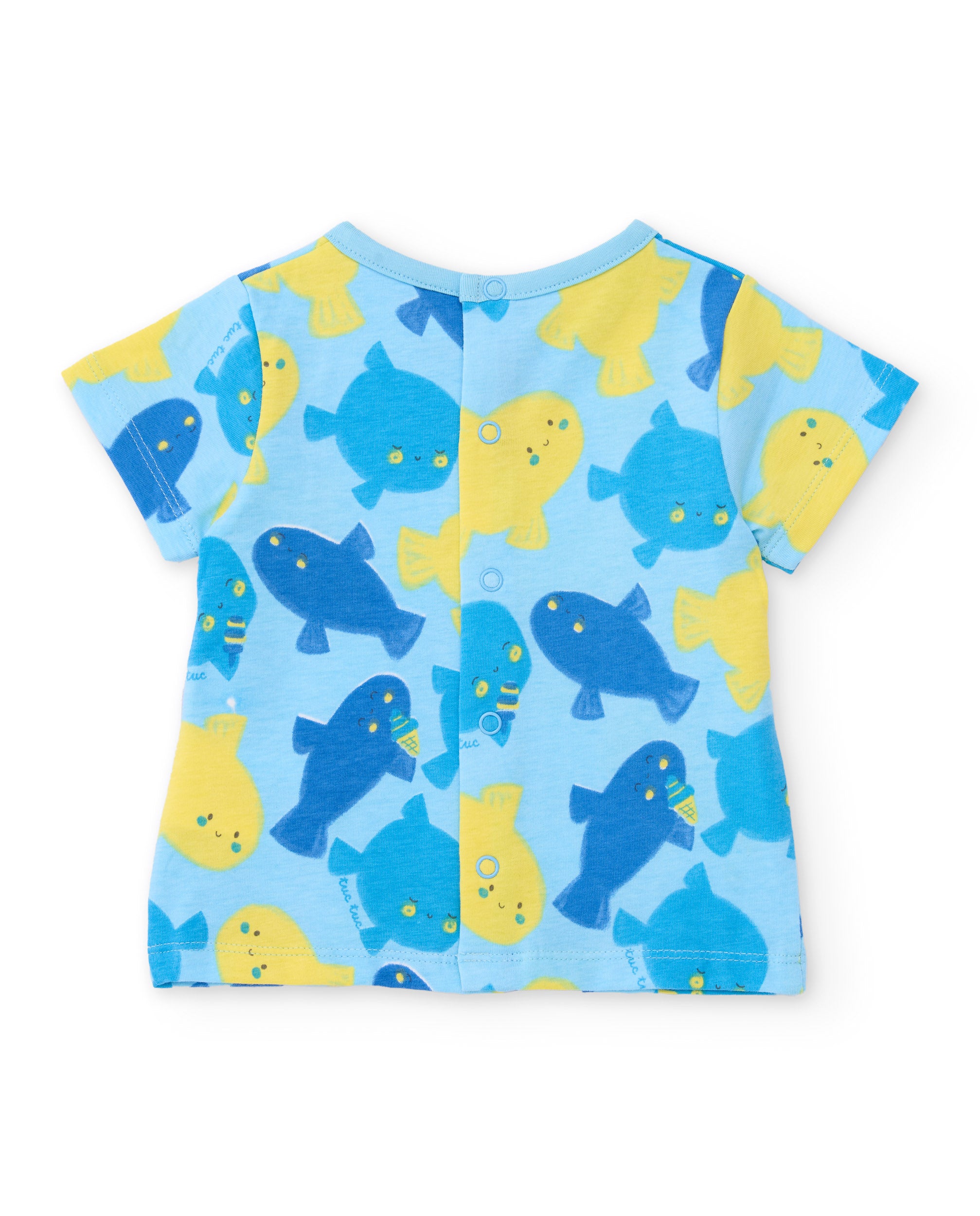 TucTuc Completi maglia pescioli set blu maglia 0-1 mesi