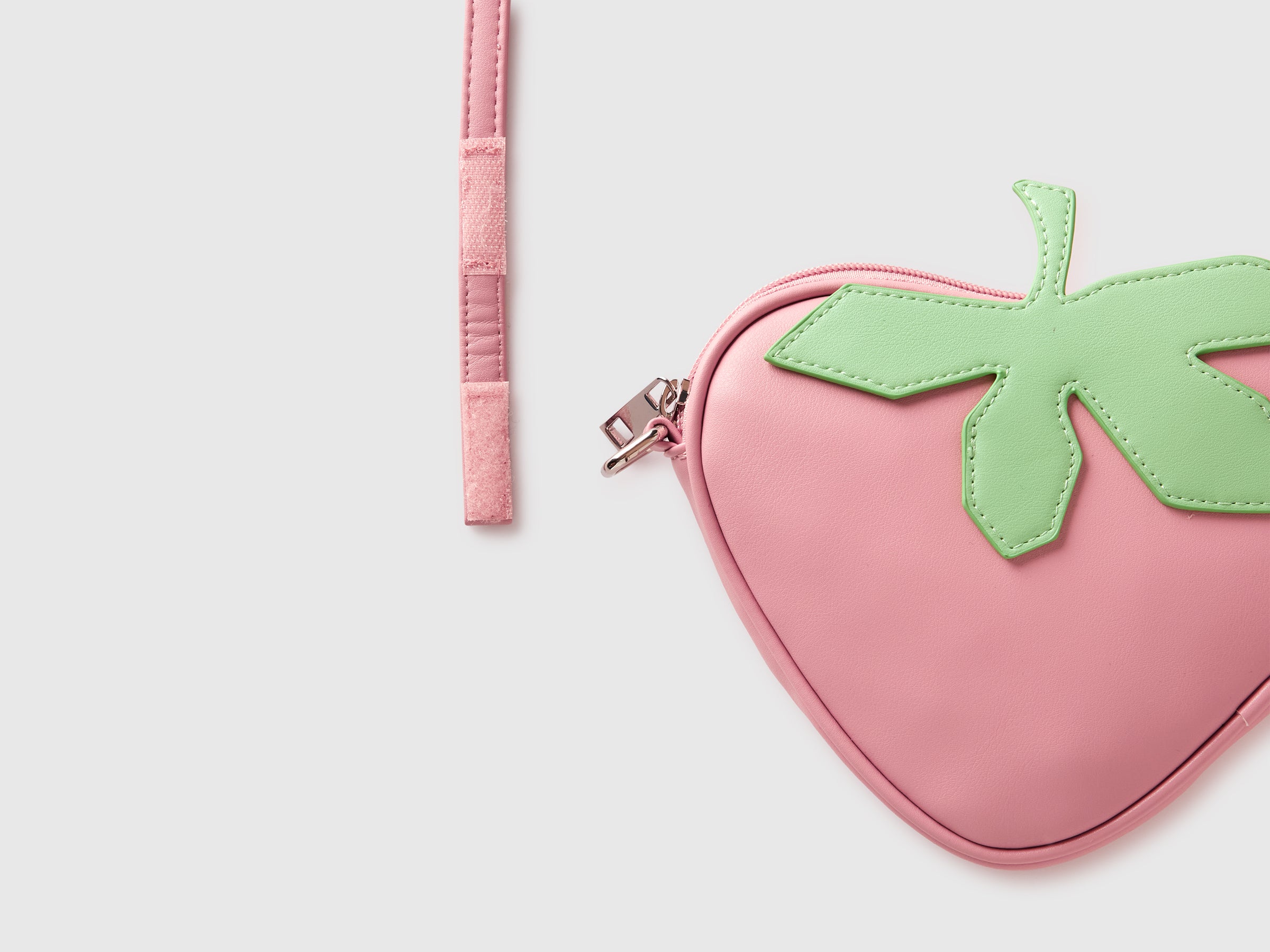 Benetton Strawberry borsa tracolla fragola similpelle OS