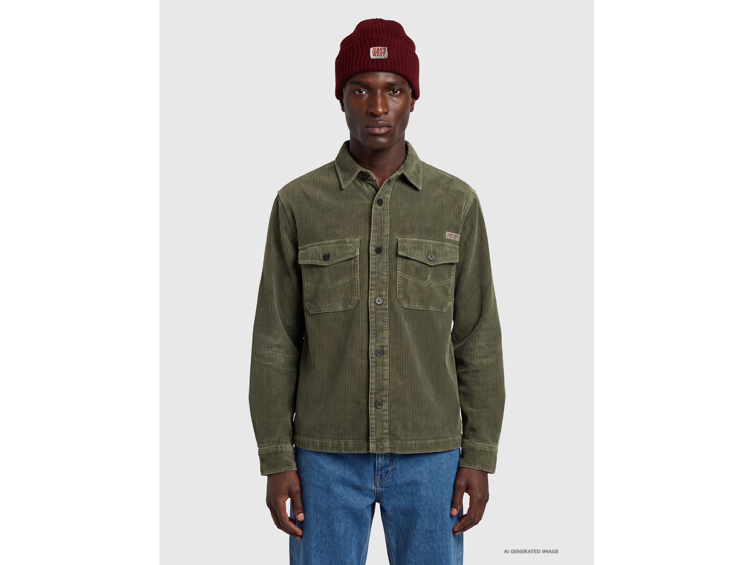 United Colors of Benetton camicia velluto texana taglia L
