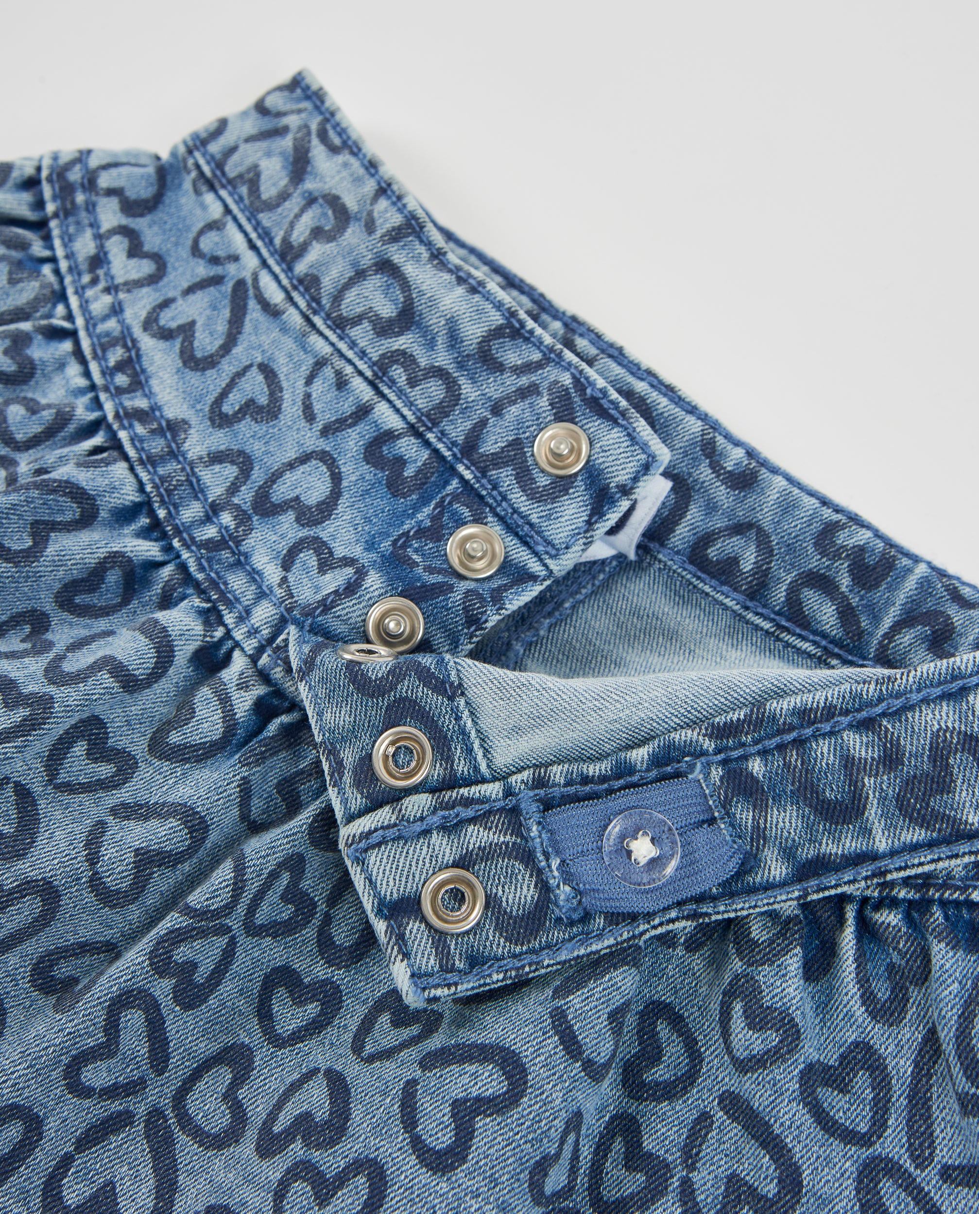 Tuc Tuc Gonne Gonna Bimba Denim Cuori Cotone