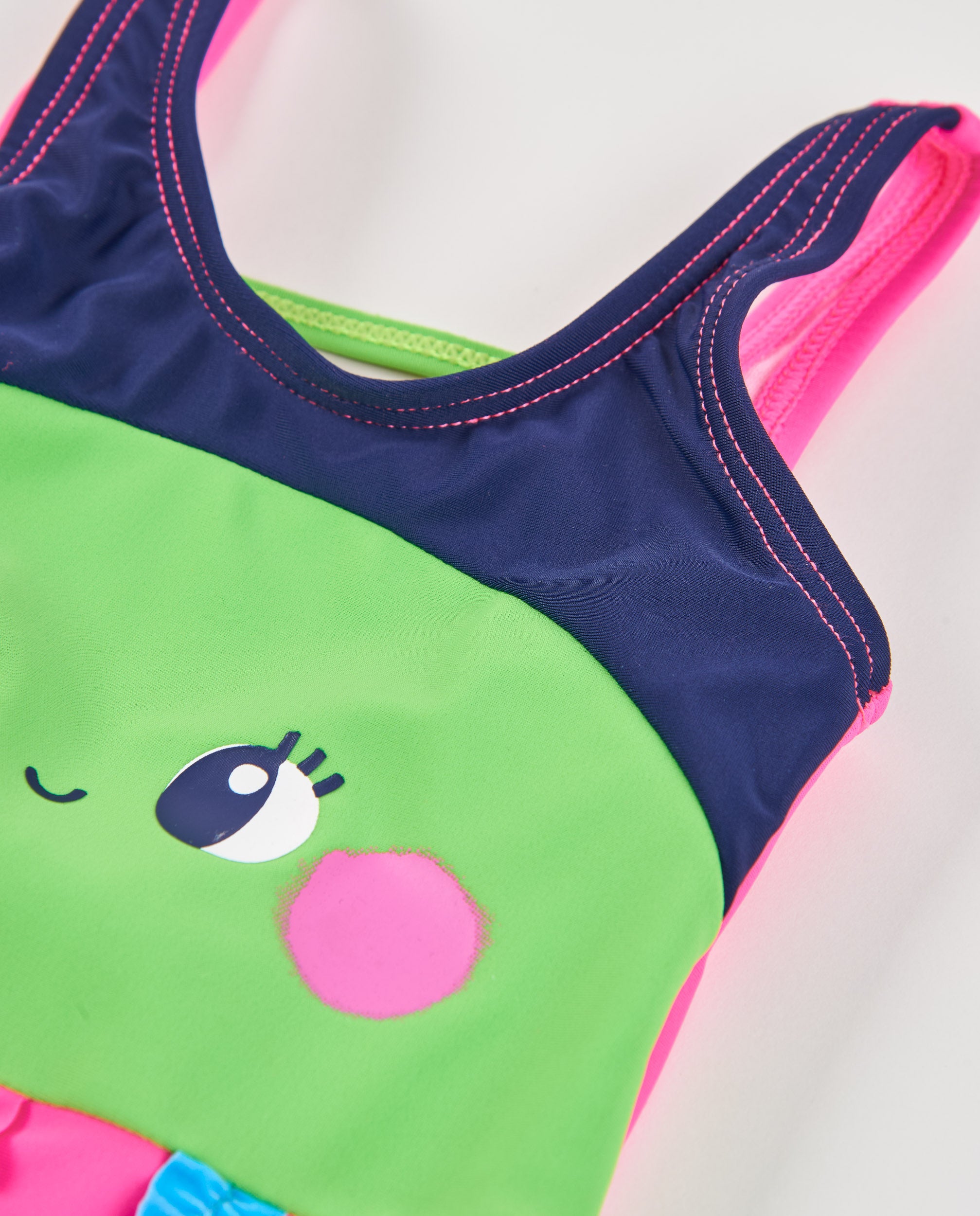 TucTuc Costumi Da Bagno bimba verde medusa spalline
