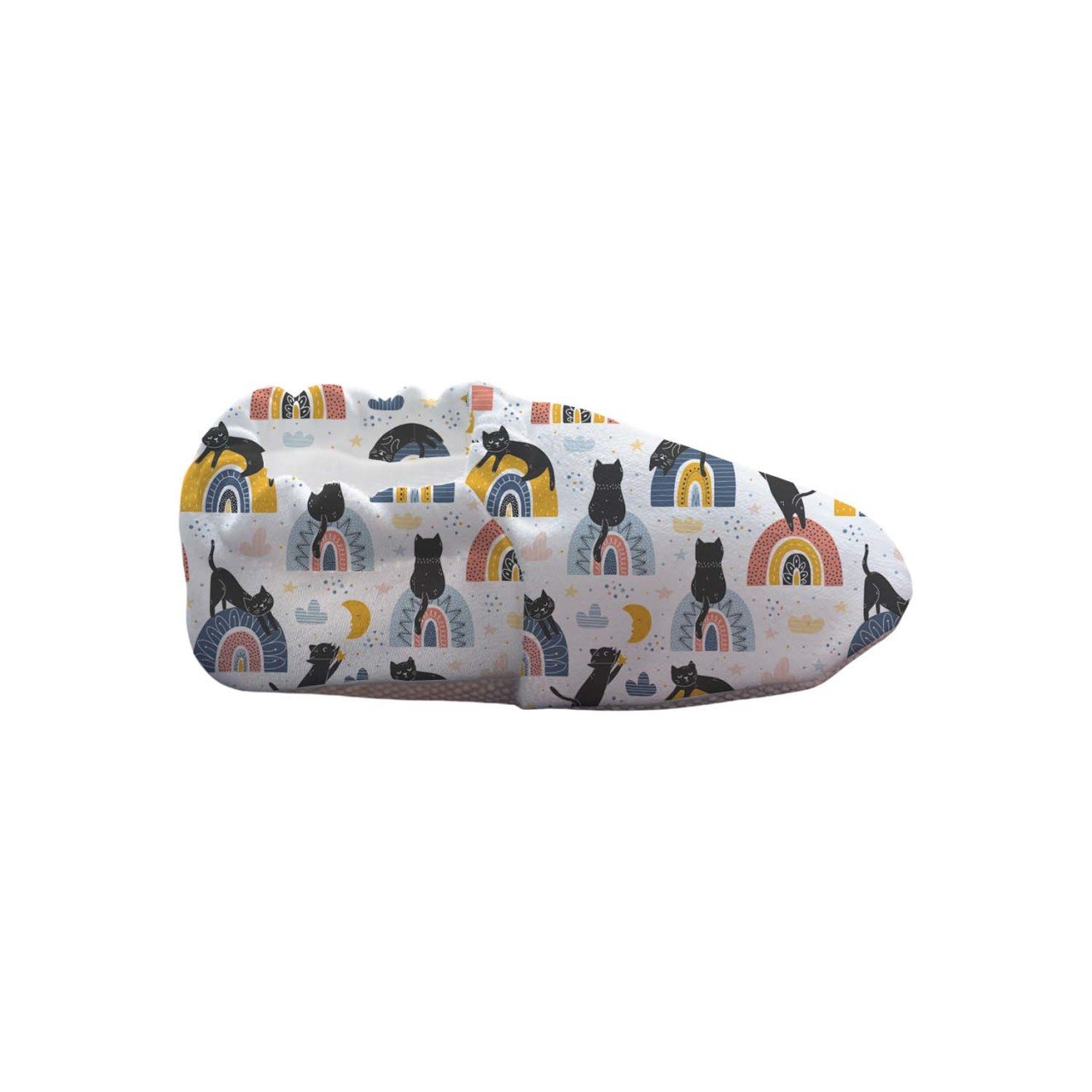 Kocarcia Kokopatik Gatto Nero scarpine bimbo cotone taglia 18-33
