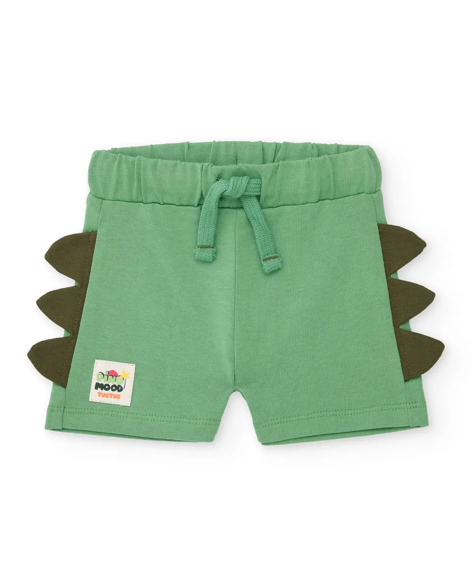 TucTuc Bermuda bermuda bambino verde dinosauro
