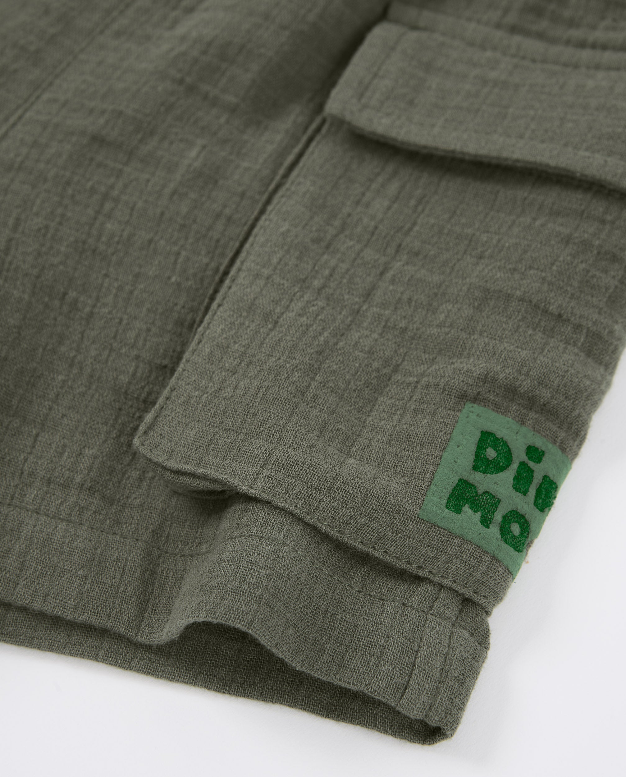 TucTuc Bermuda bambino bermuda verde kaki tasche cargo