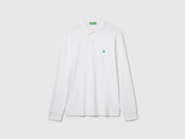 United Colors of Benetton Polos polo cotone organico manica lunga
