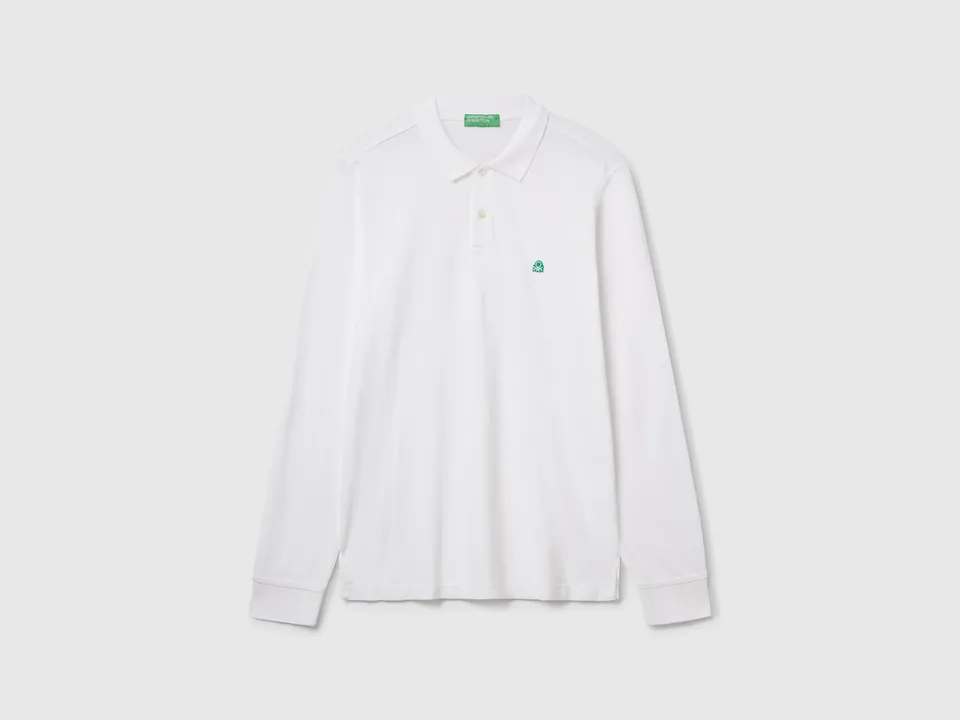 United Colors of Benetton Polos polo cotone organico manica lunga