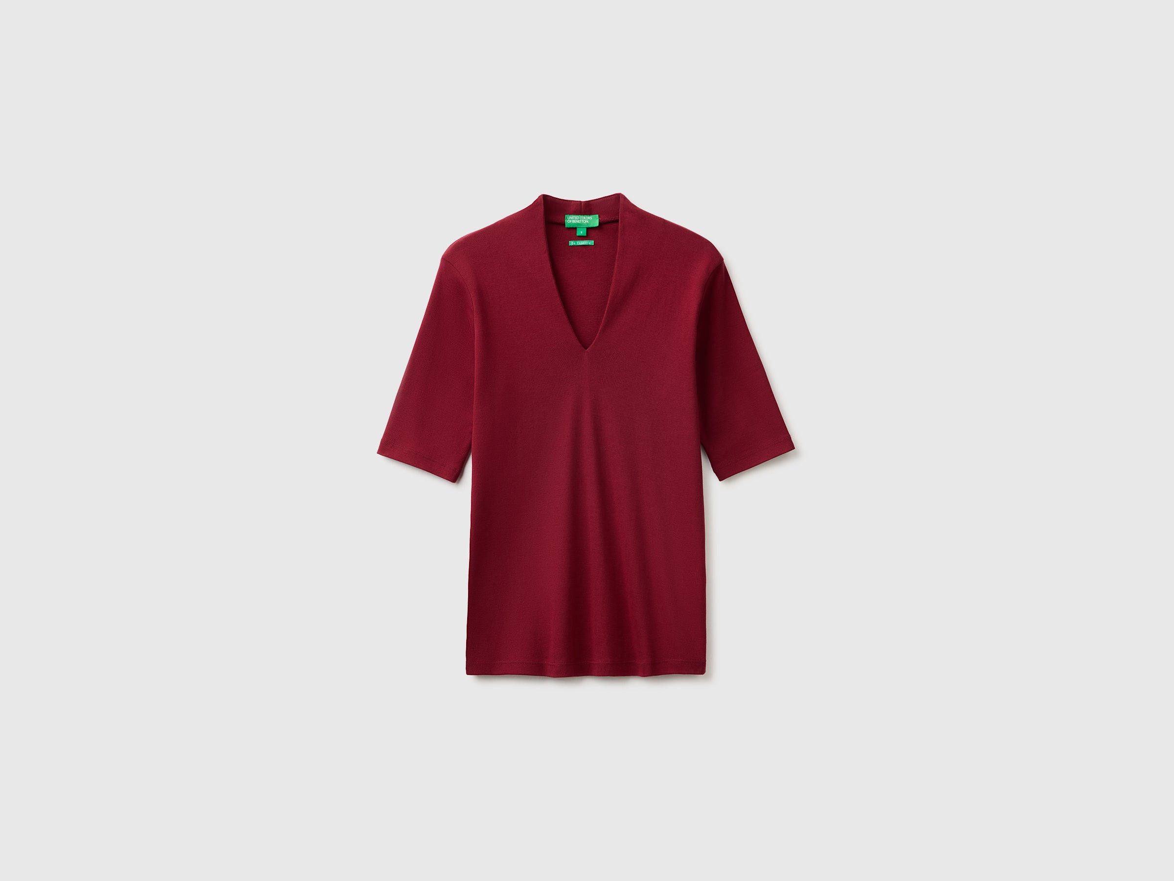 United Colors of Benetton T-Shirts t-shirt slim 3/4 XS fibra lunga
