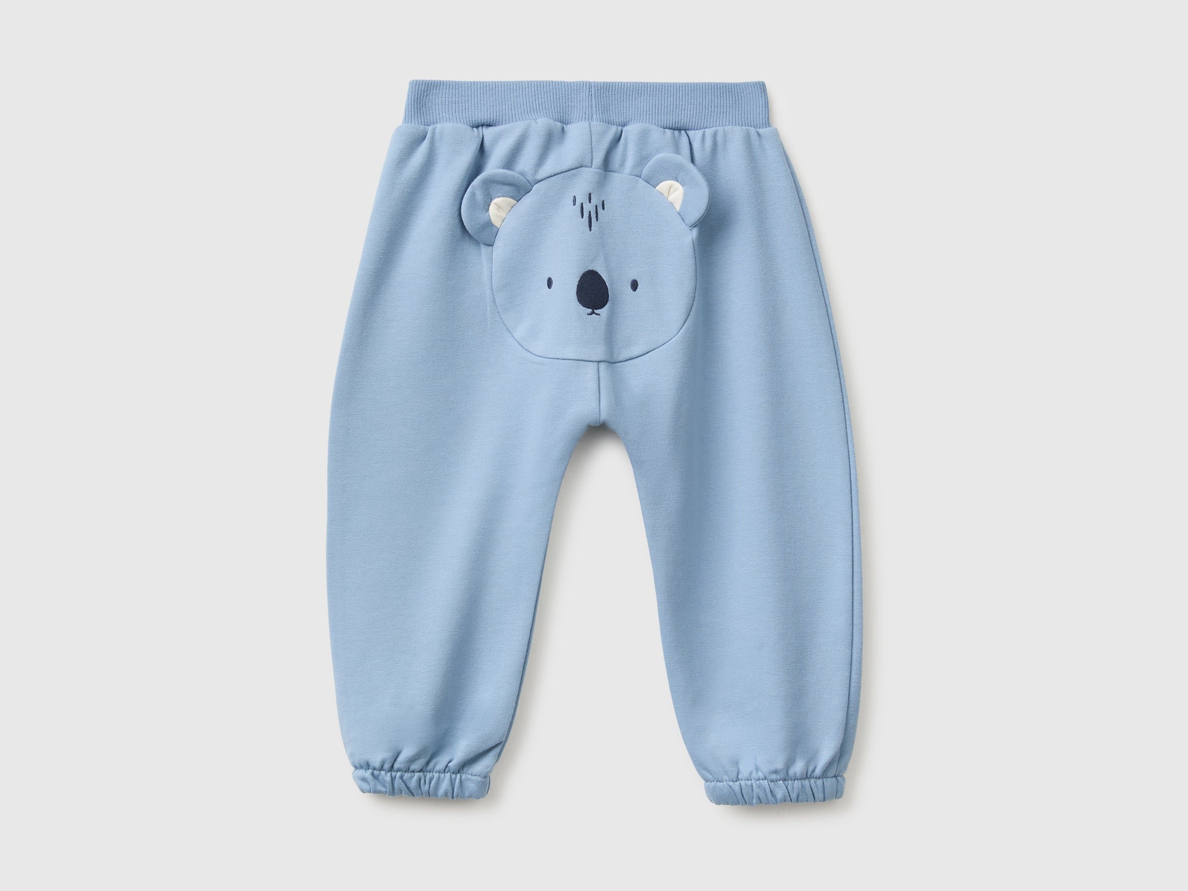 Benetton Pantaloni tuta neonato cotone biologico animale 68