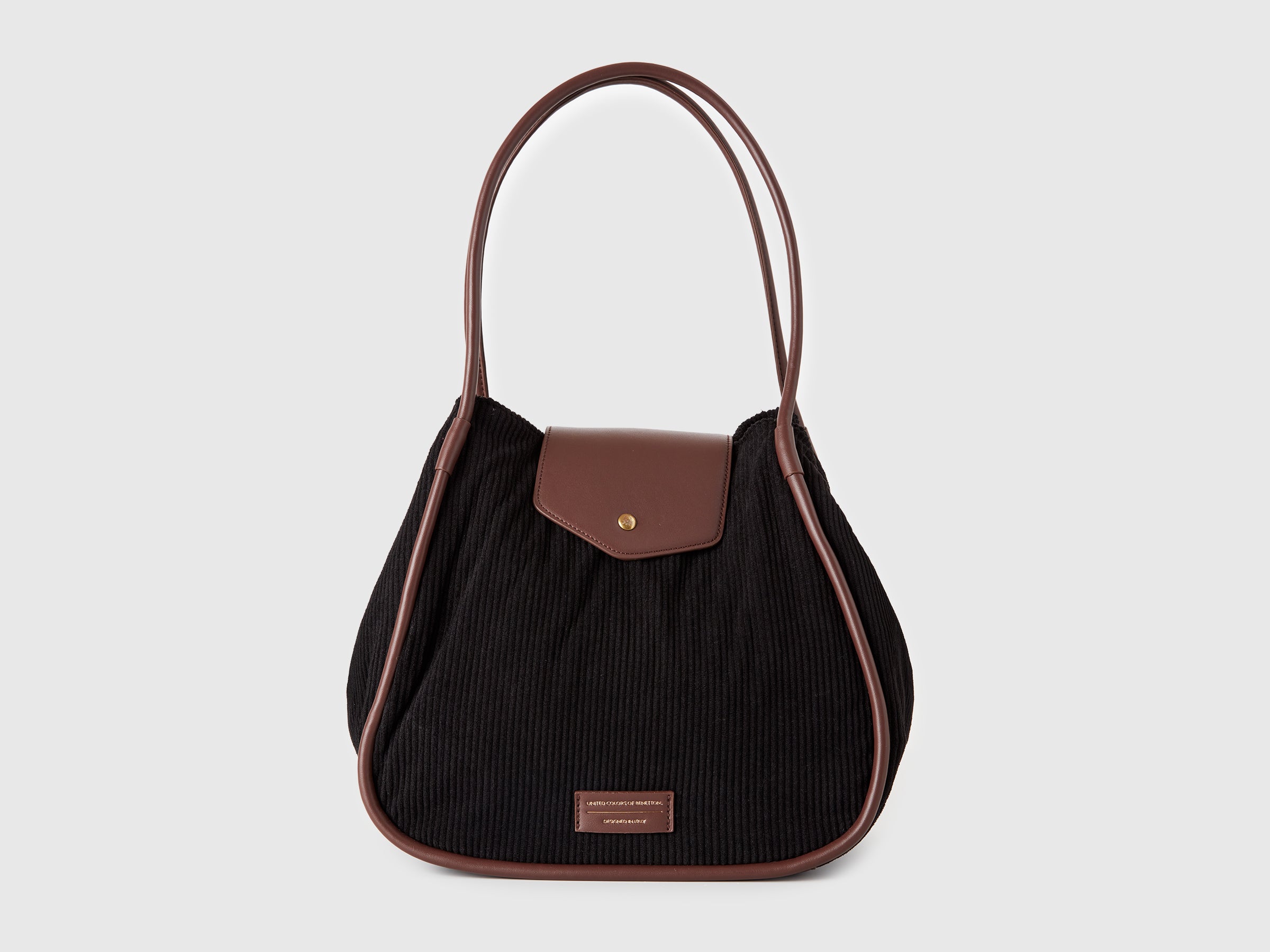 United Colors of Benetton Velvet Tote Borsa Velluto OS