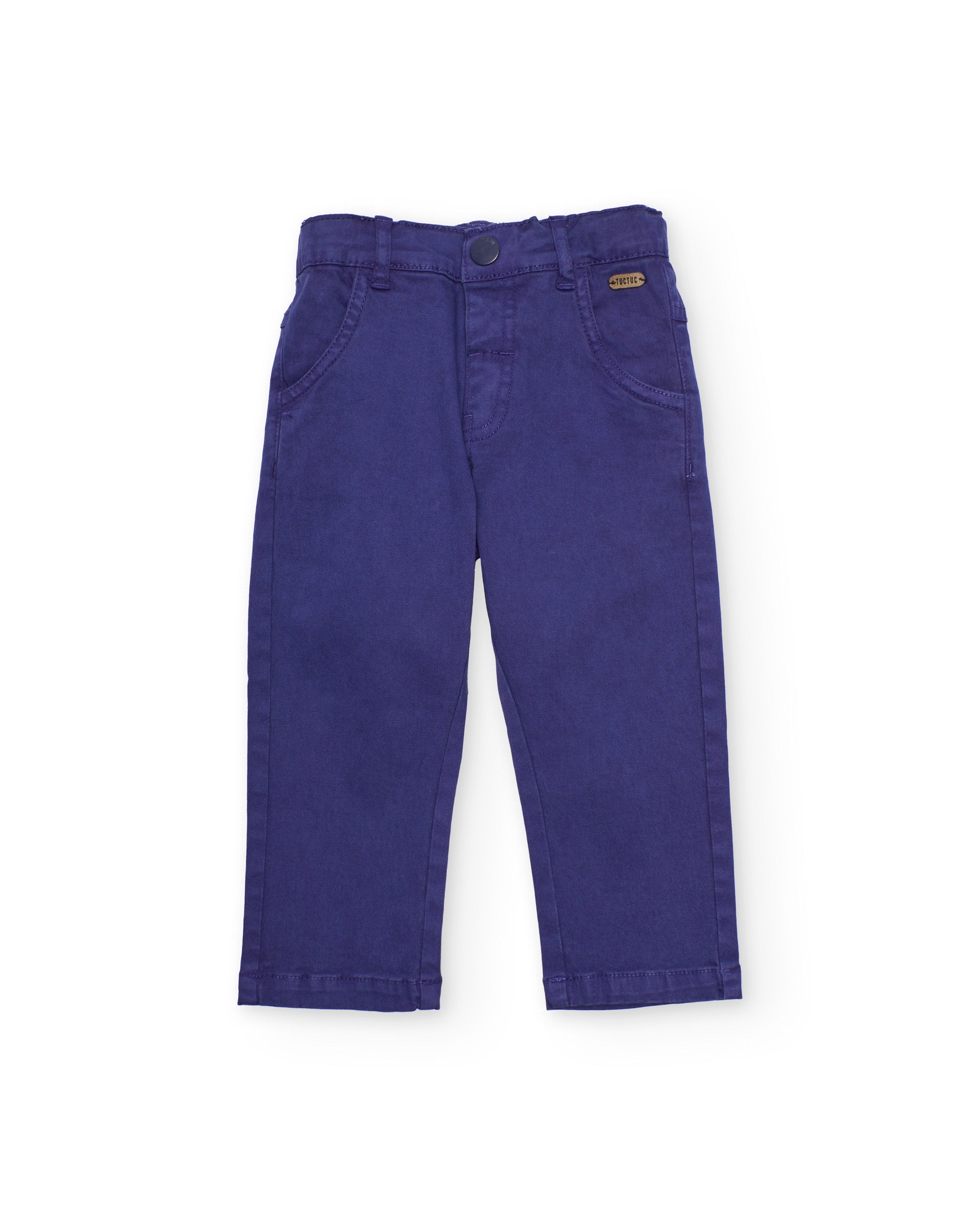 TucTuc Pantaloni viola pantaloni bambino 4 anni bottone