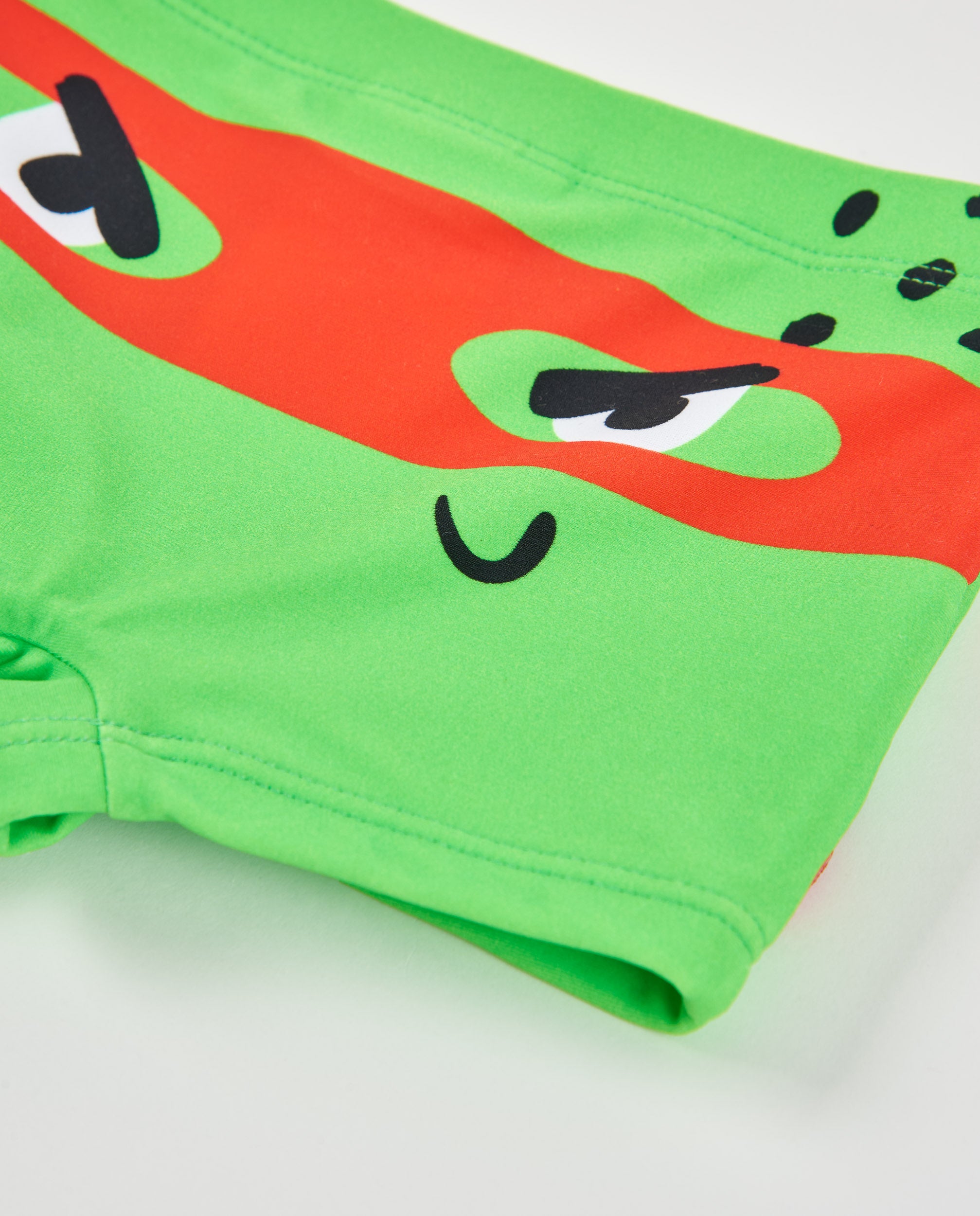 TucTuc Costumi Boxer Bagno Bimbo Verde Fumetto Mare