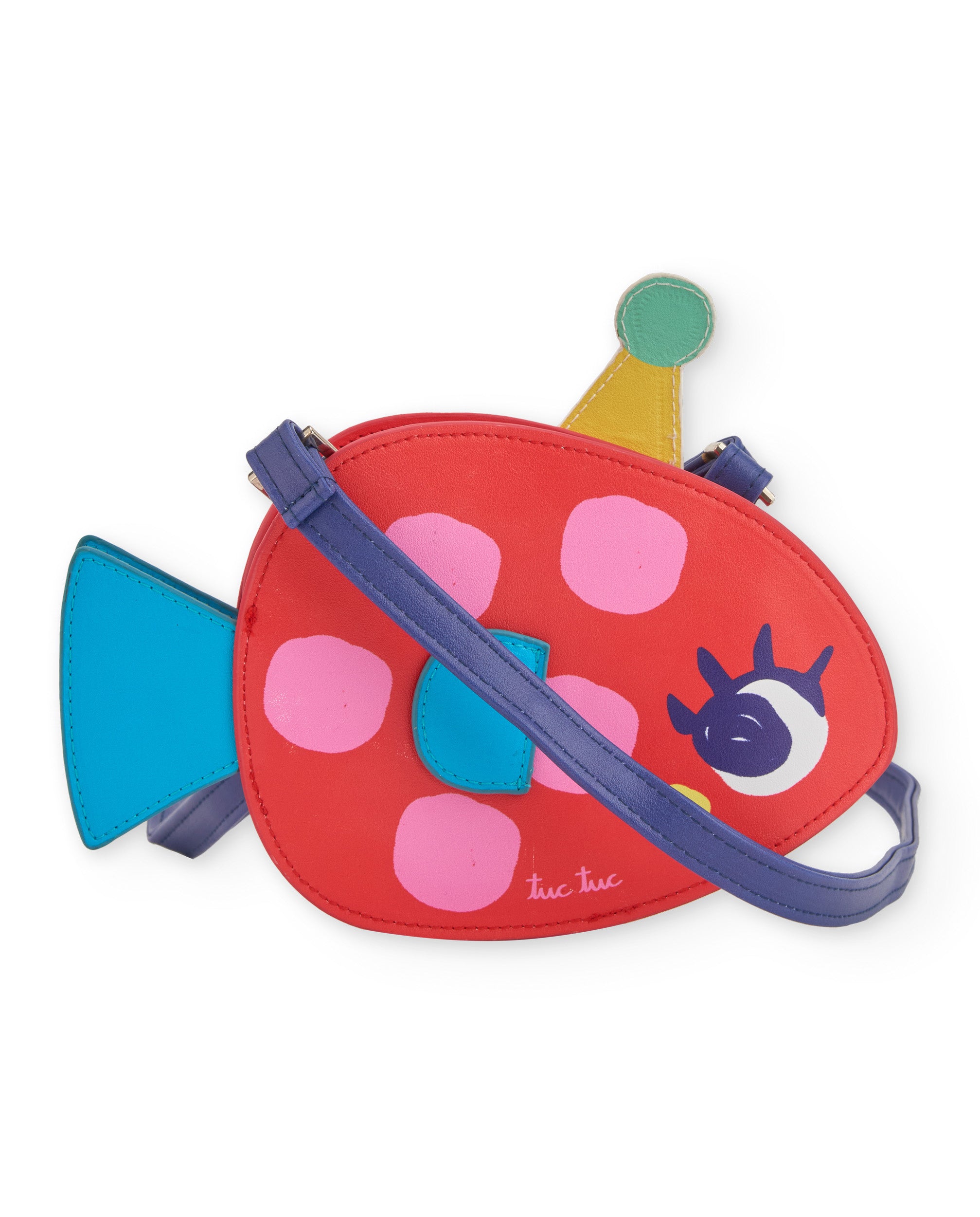Tuc Tuc Accessori Borsa Bimba Rossa Pesce Tessuto