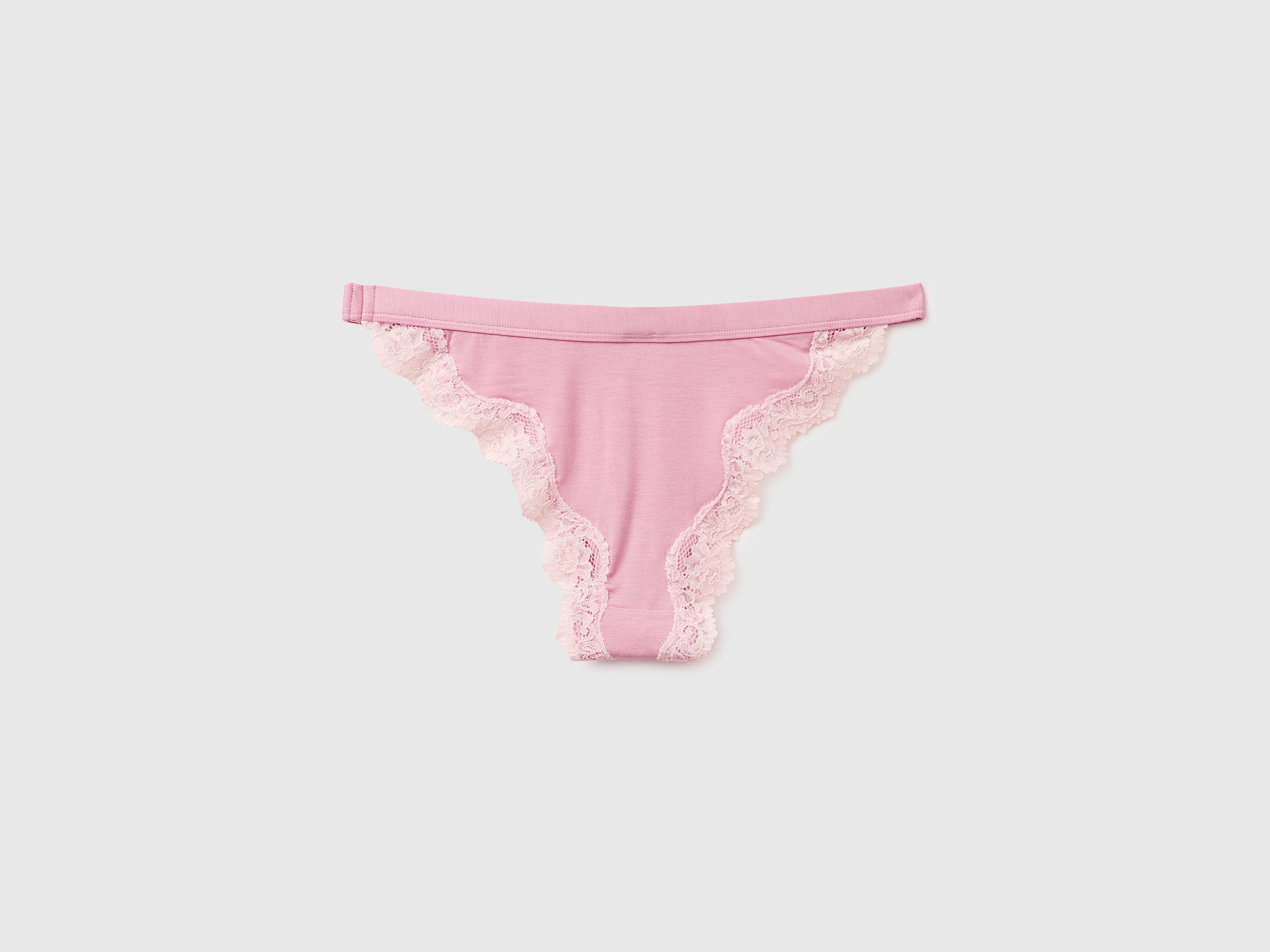 United Colors of Benetton Low-cut briefs slip seta e pizzo