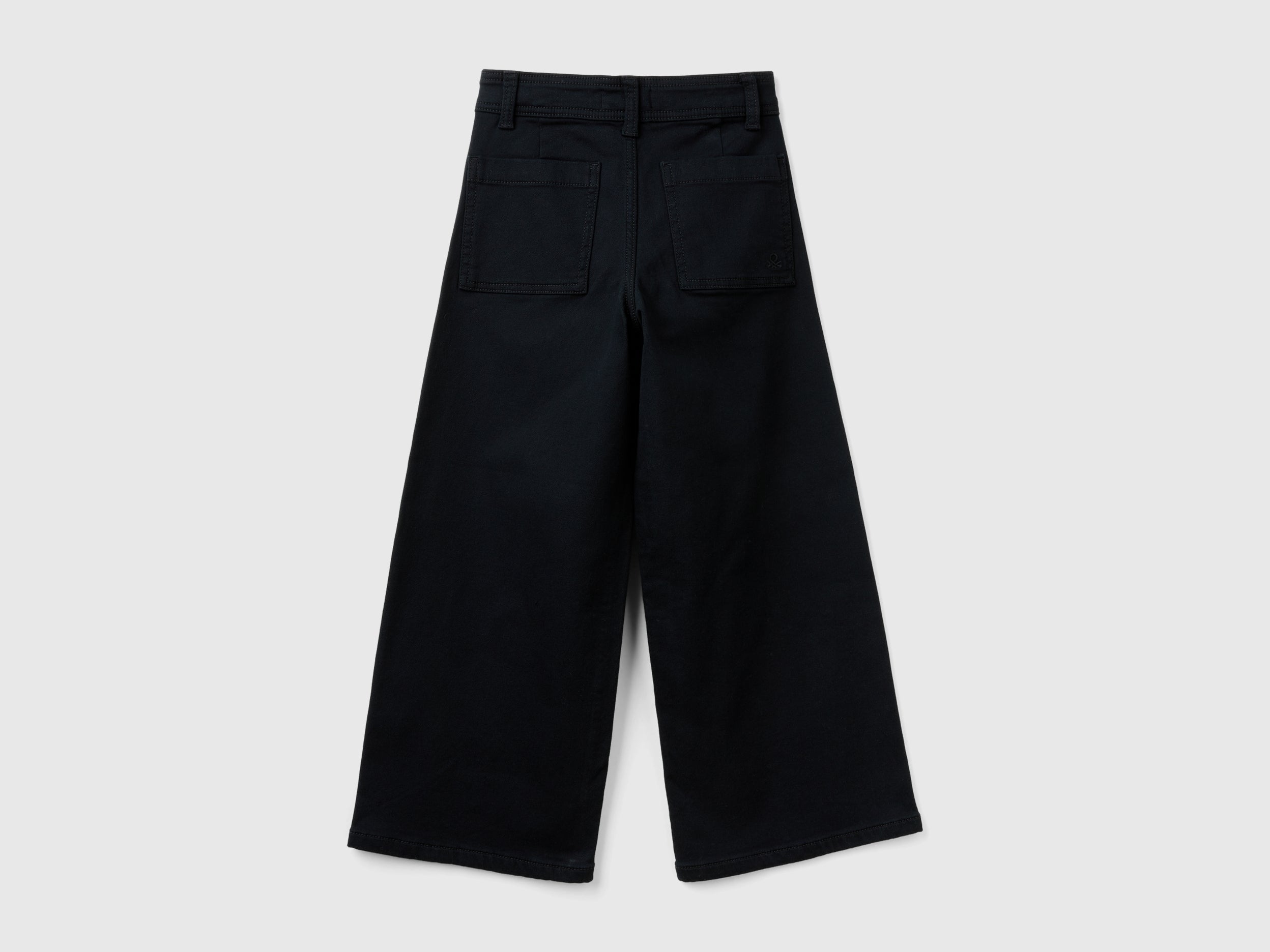 United Colors of Benetton pantaloni larghi cotone elasticizzato
