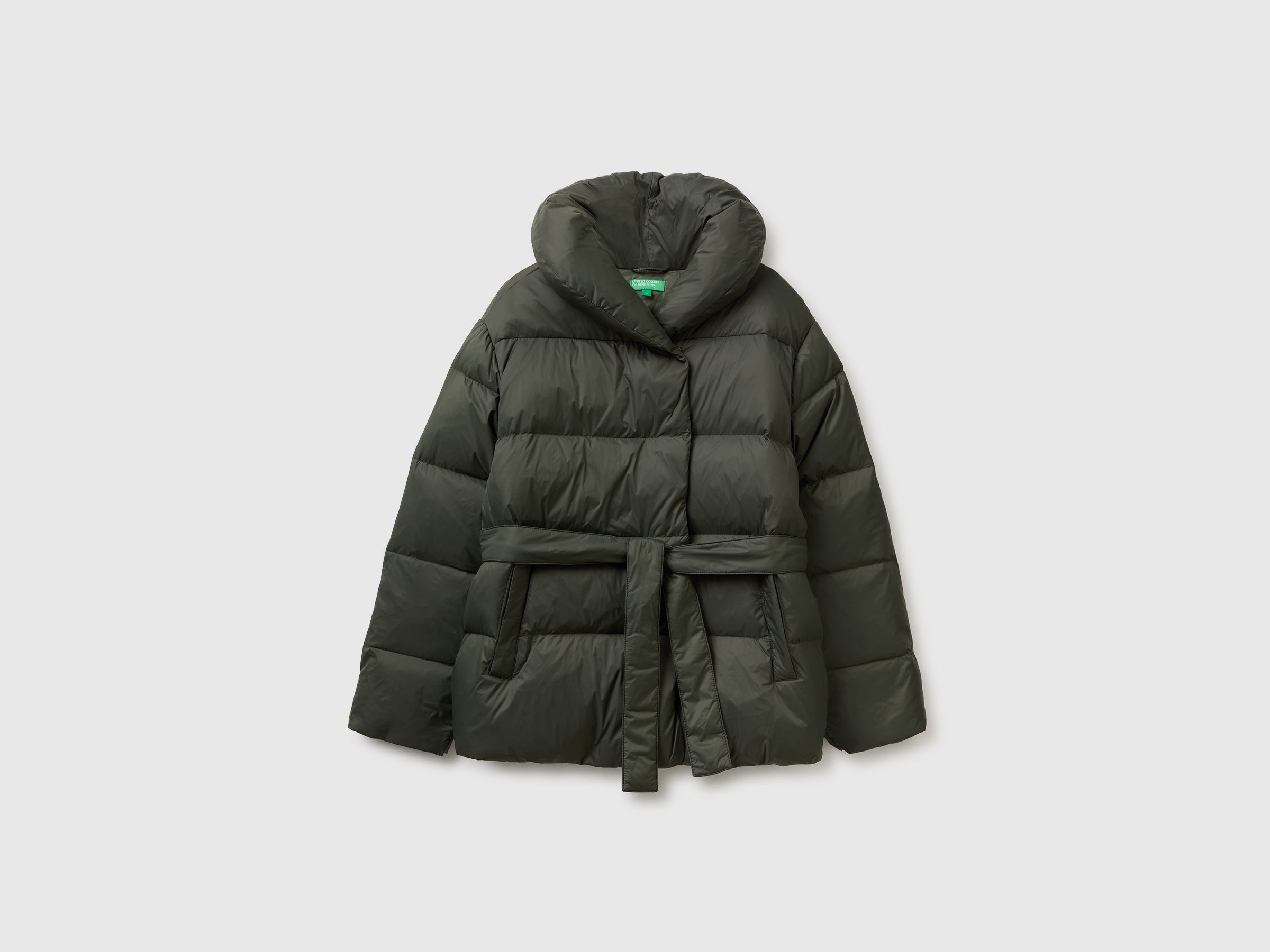 United Colors of Benetton Piumino corto nylon cintura taglia M