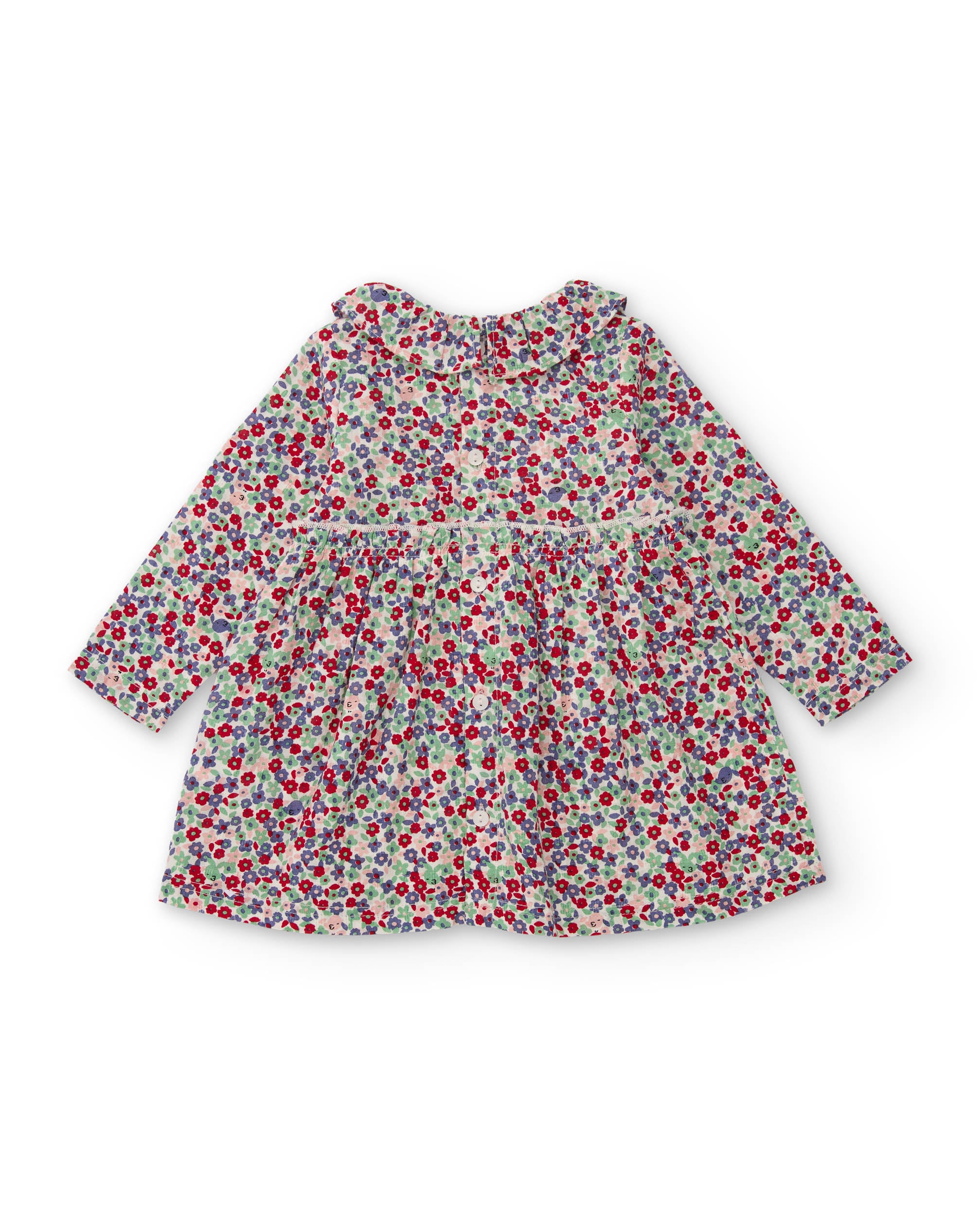TucTuc Vestiti vestito neonata floreale maniche lunghe