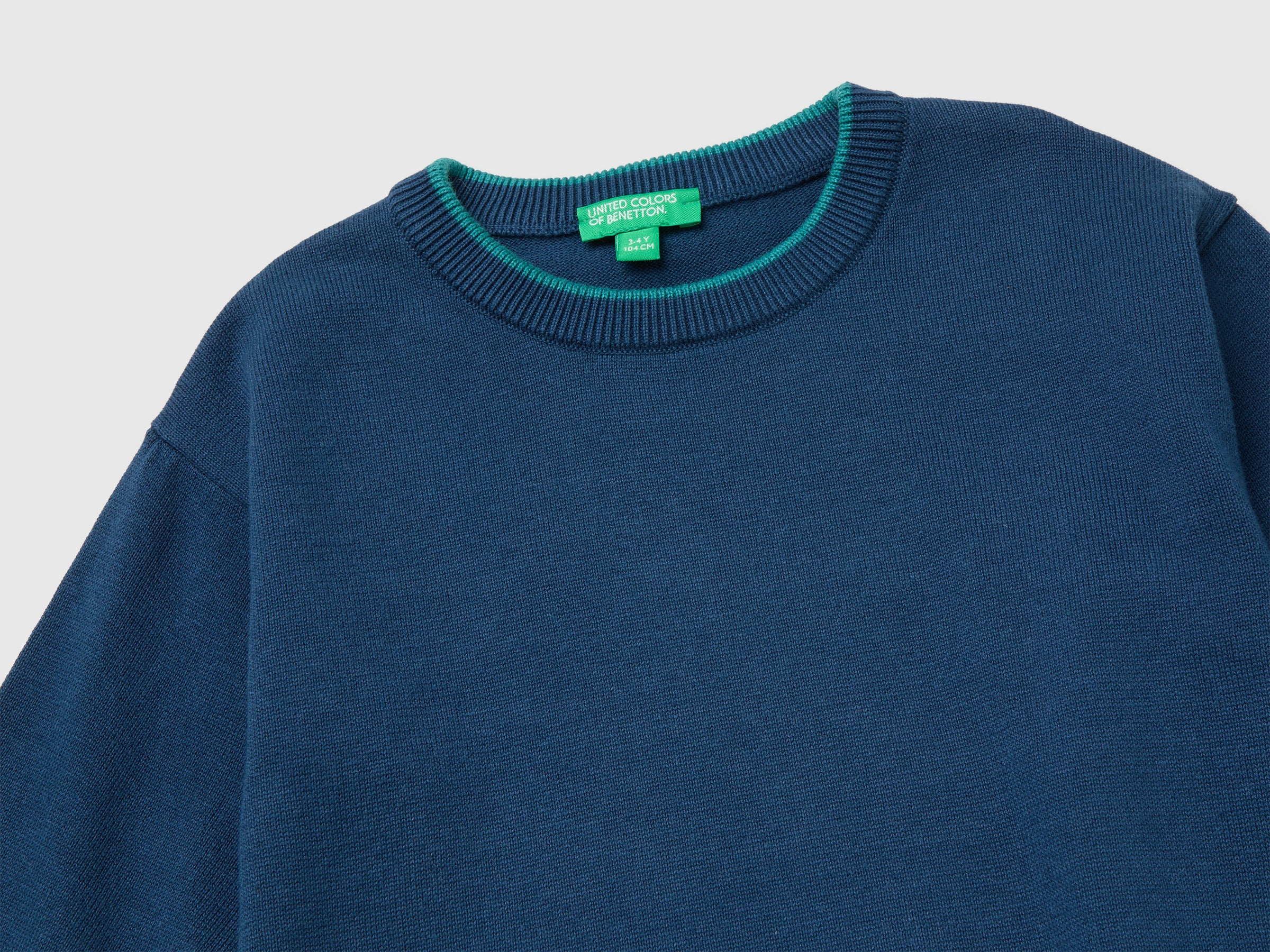 United Colors of Benetton 100% cotton maglione bambino cotone 104