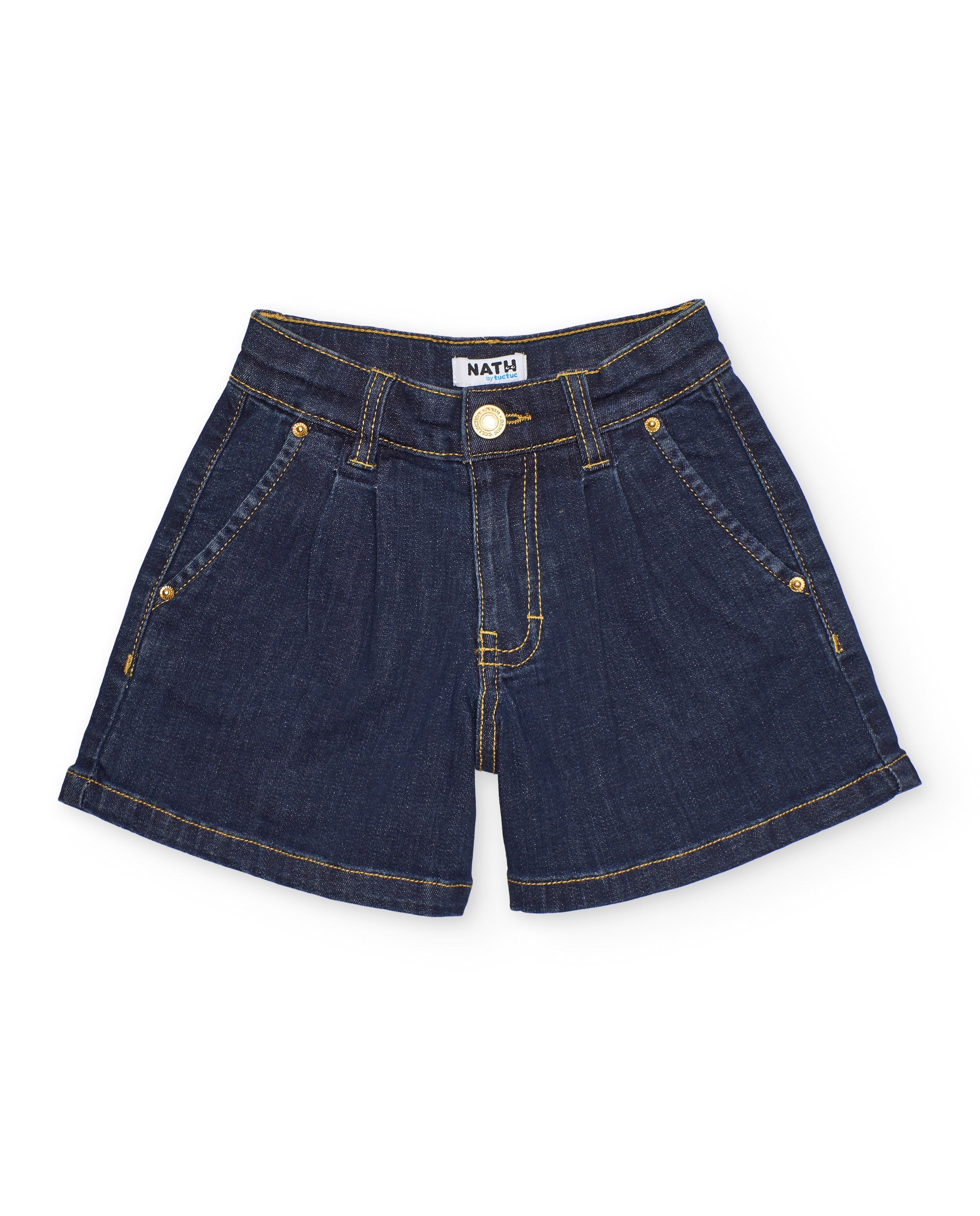 TucTuc Bermuda shorts bimba denim scuro jeans 4 anni