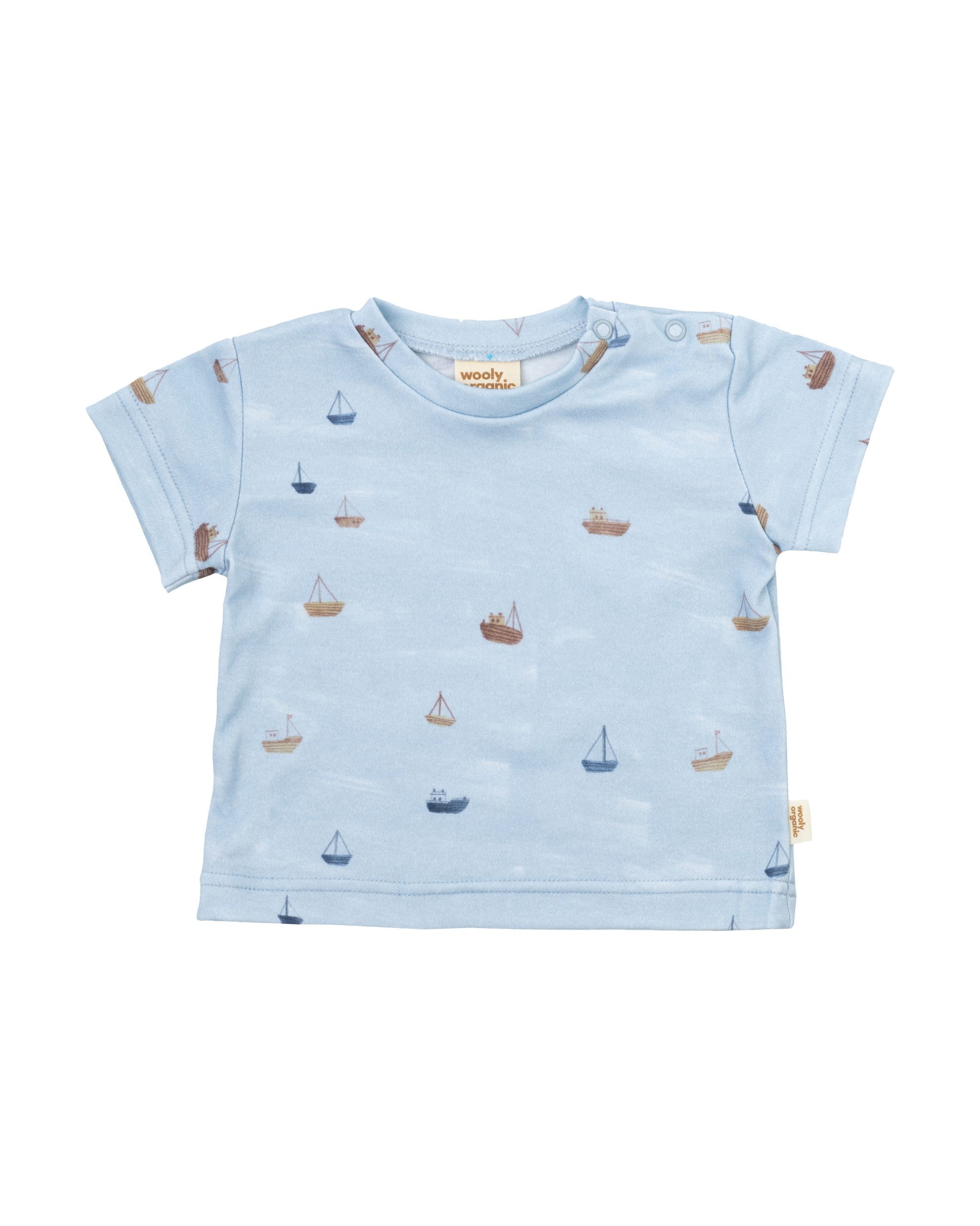Woolly Organic Baby Shirts maglietta manica corta cotone bio