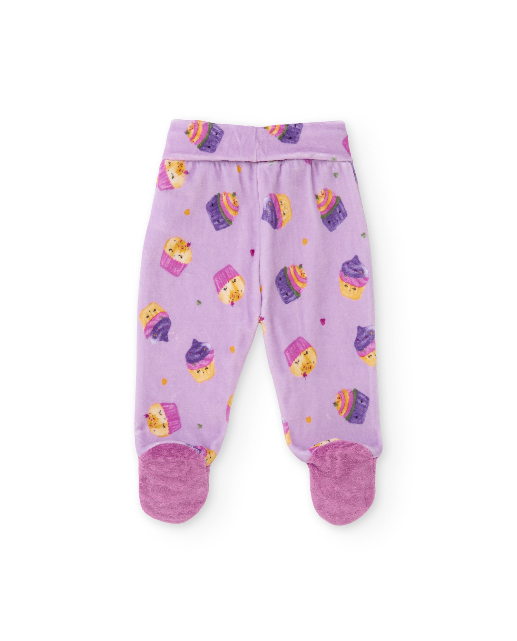 TucTuc Completi Completo Maglia Neonato Viola Ricamo