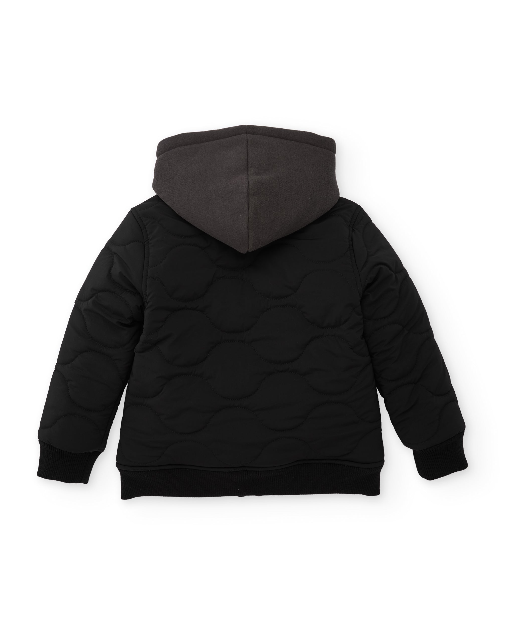 TucTuc Giacche Giacca Bambino Nero Imbottita con Cappuccio