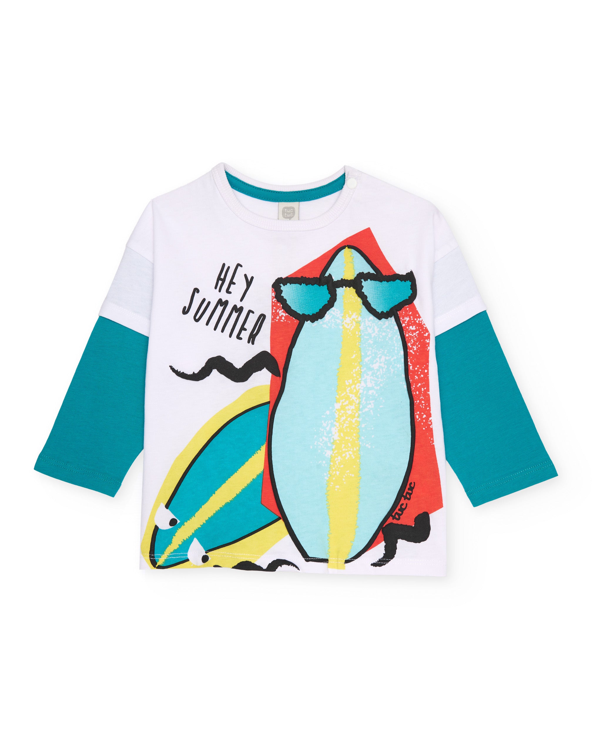 TucTuc Magliette T-shirt maniche lunghe maglia bimbo verde lime