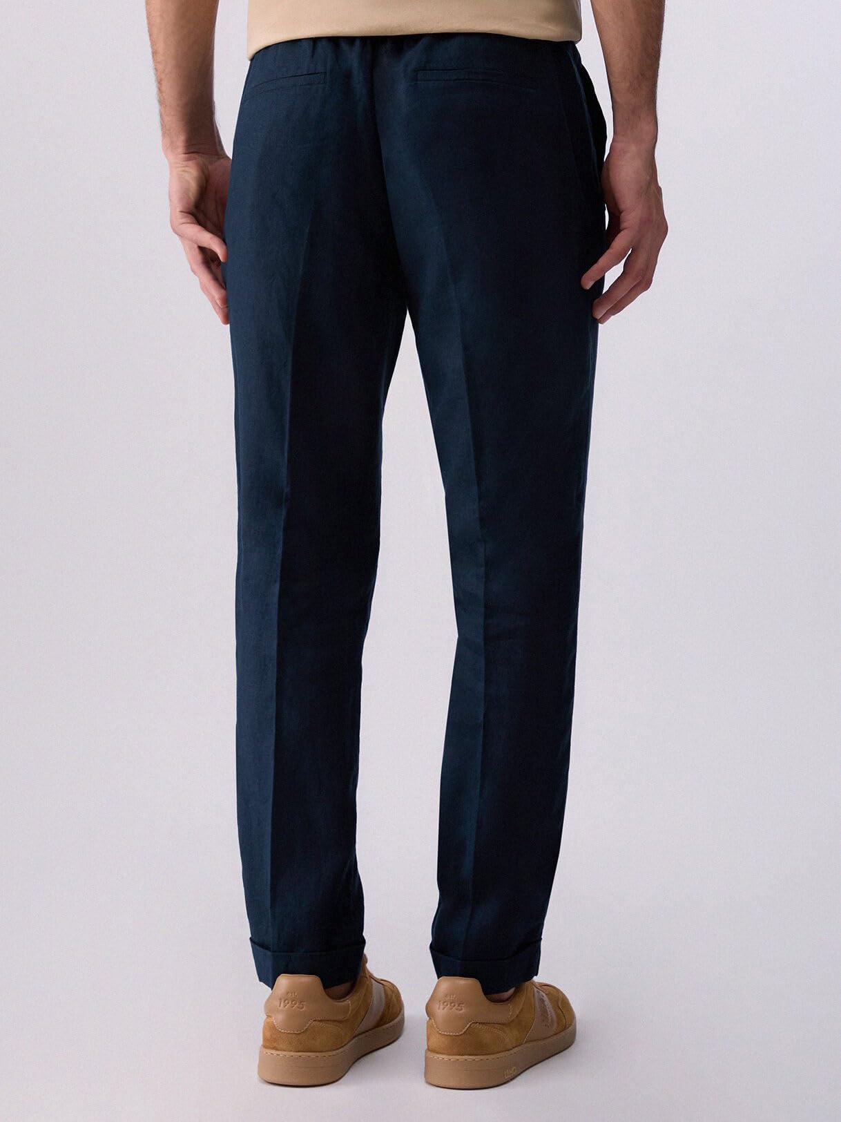 Liu Jo Pantaloni 100% Lino Uomo Taglia 50