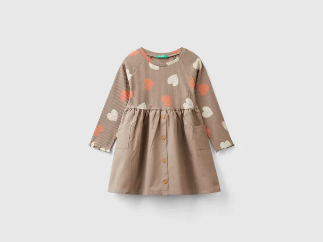 United Colors of Benetton Dresses vestito stampato cotone taglia 104