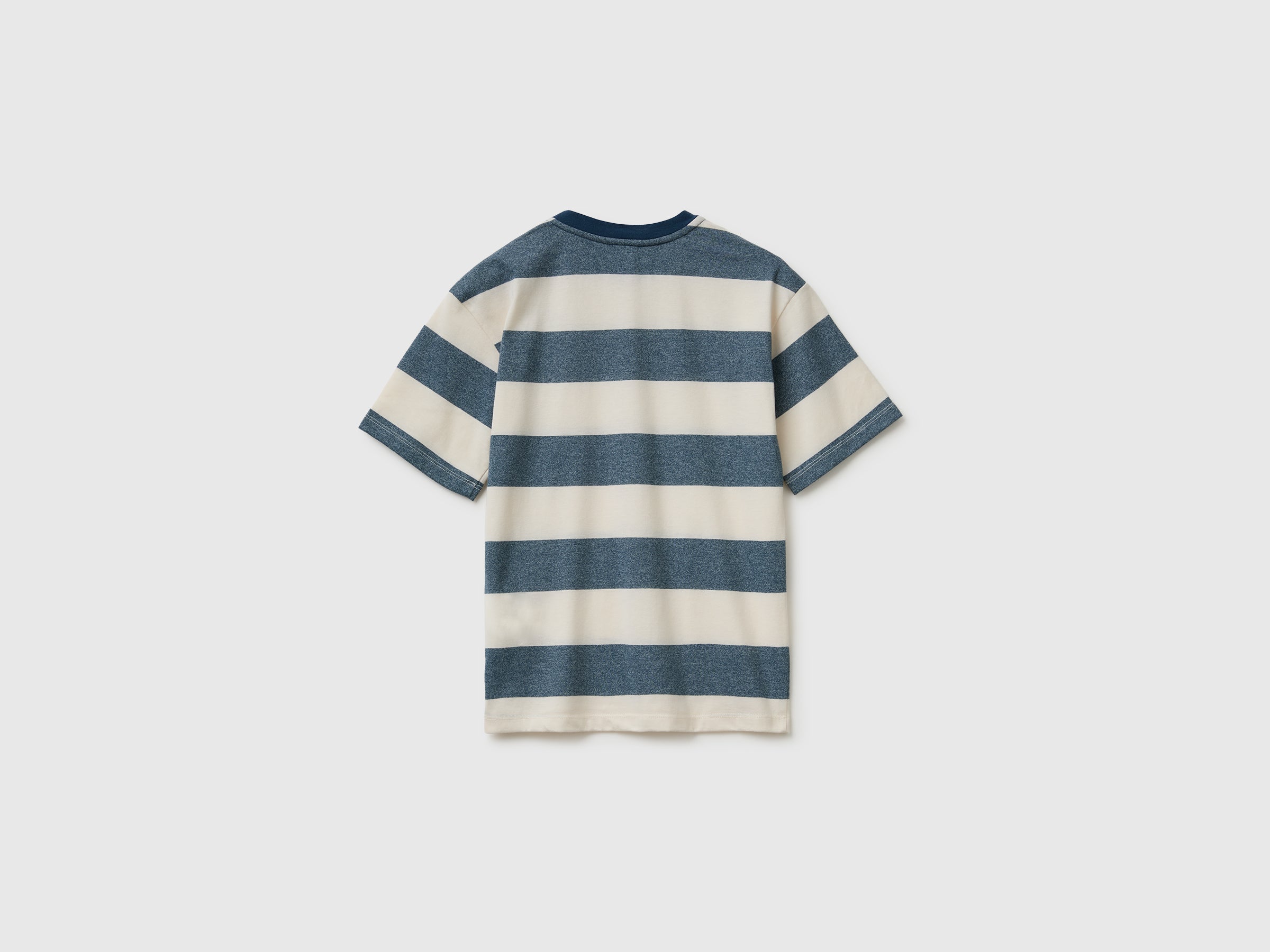 United Colors of Benetton t-shirt oversize righe cotone