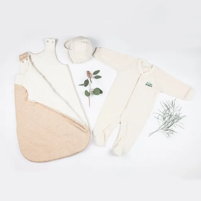 Pamboo Organic Baby Clothes set nascita 3 pezzi cotone bio inverno