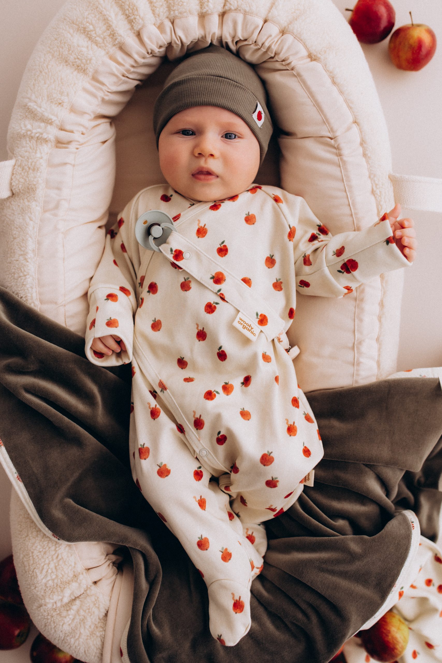 Woolly Organic Baby Blanket Coperta Neonato Cotone Bio