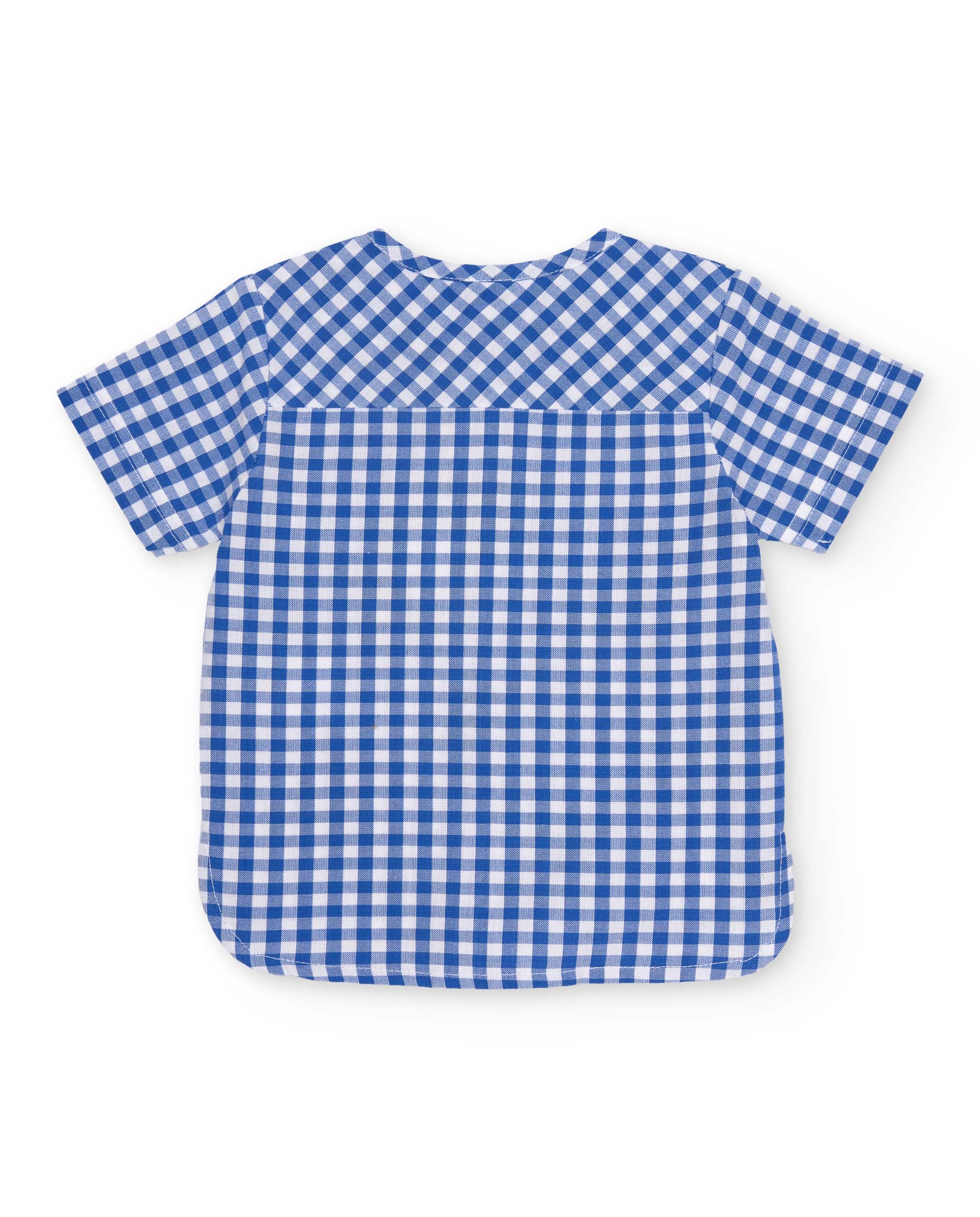 TucTuc Completi Completino neonato blu vichy 2 pezzi