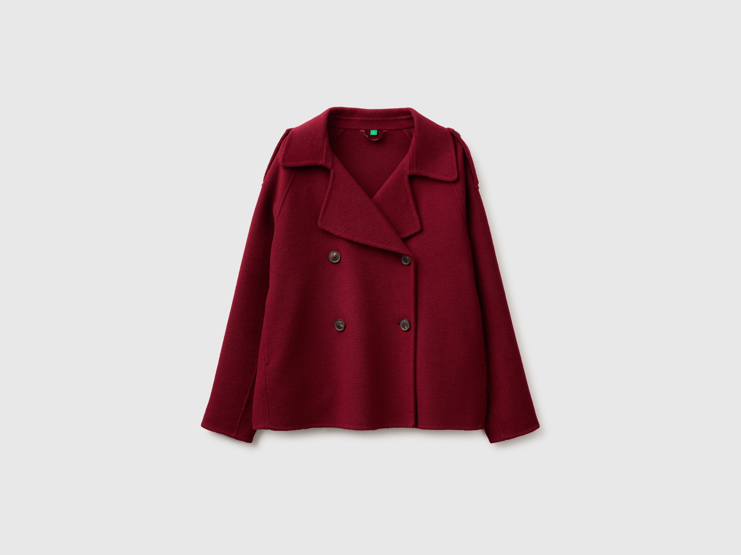 United Colors of Benetton cappotto corto doppiopetto taglia S
