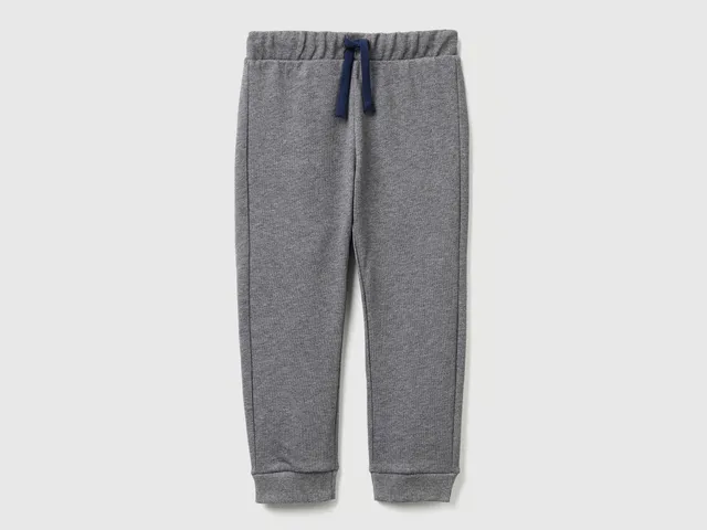 United Colors of Benetton Pantaloni Tuta Cotone Bio Logo 104