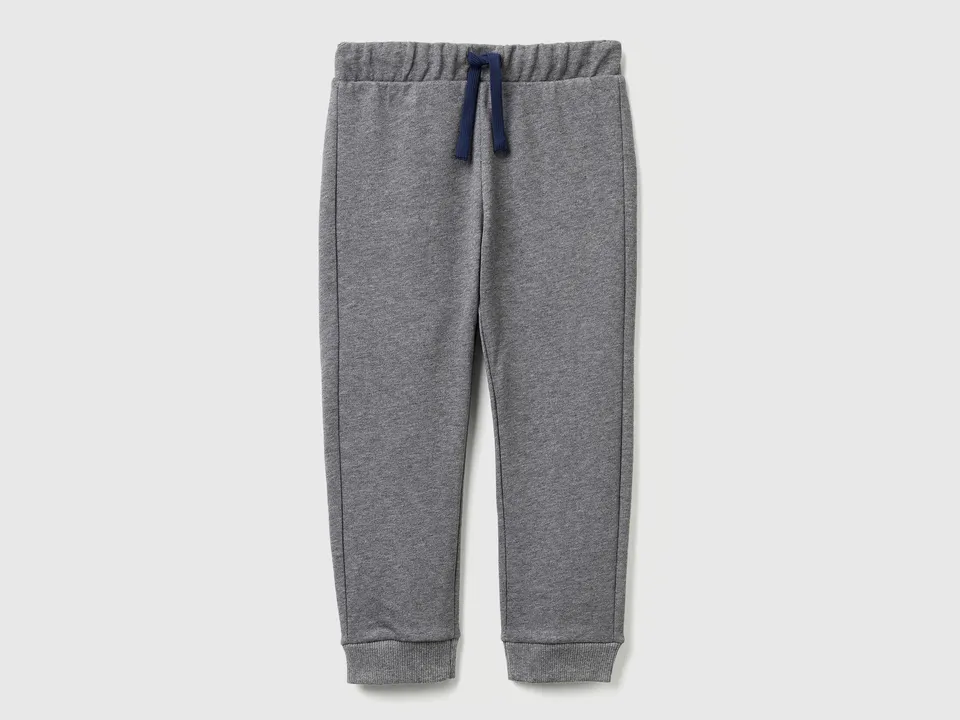 United Colors of Benetton Pantaloni Tuta Cotone Bio Logo 104