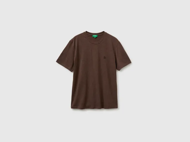 United Colors of Benetton T-Shirts and Tops T-shirt melange cotone relax