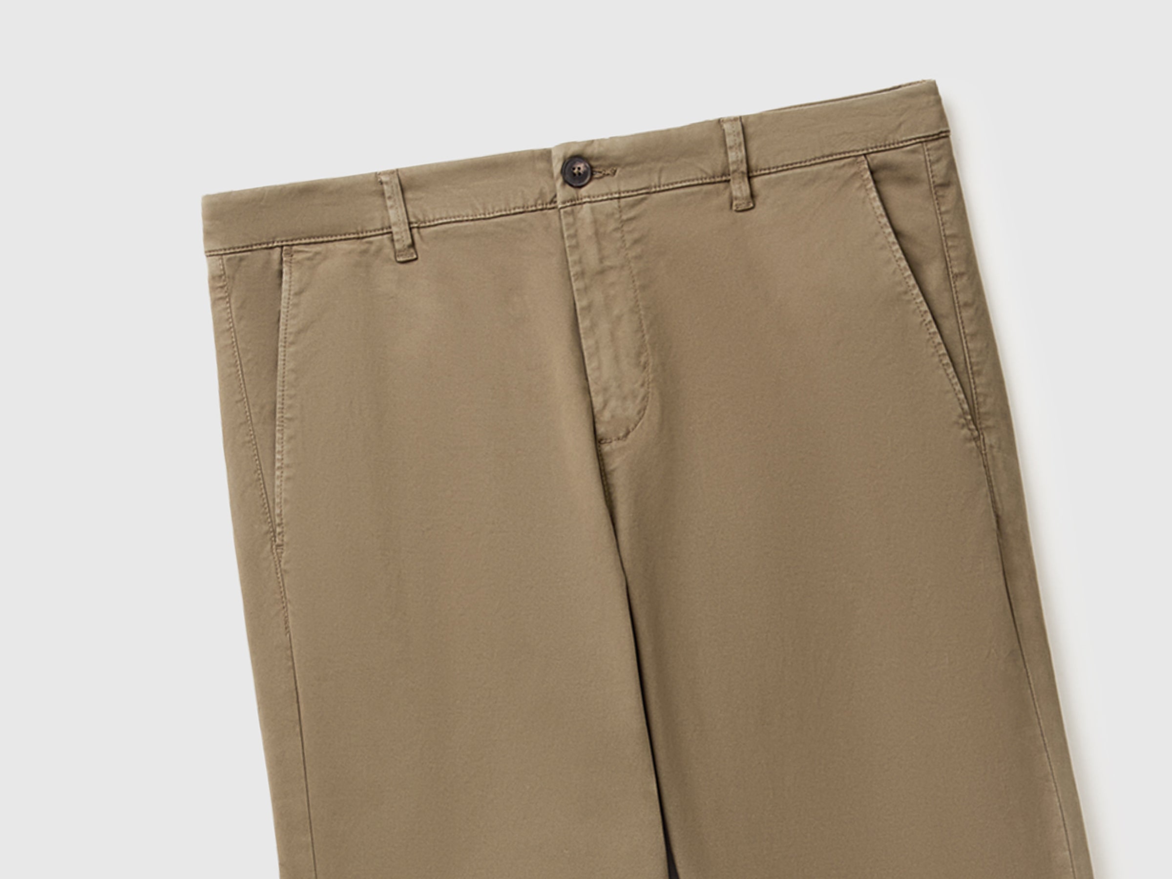 United Colors of Benetton Slim-fit cotton chinos pantalone 48 cotone