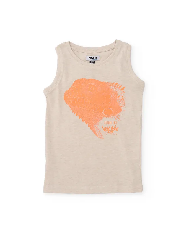 TucTuc Magliette T-Shirt Bambino Stampa Rettile Crudo