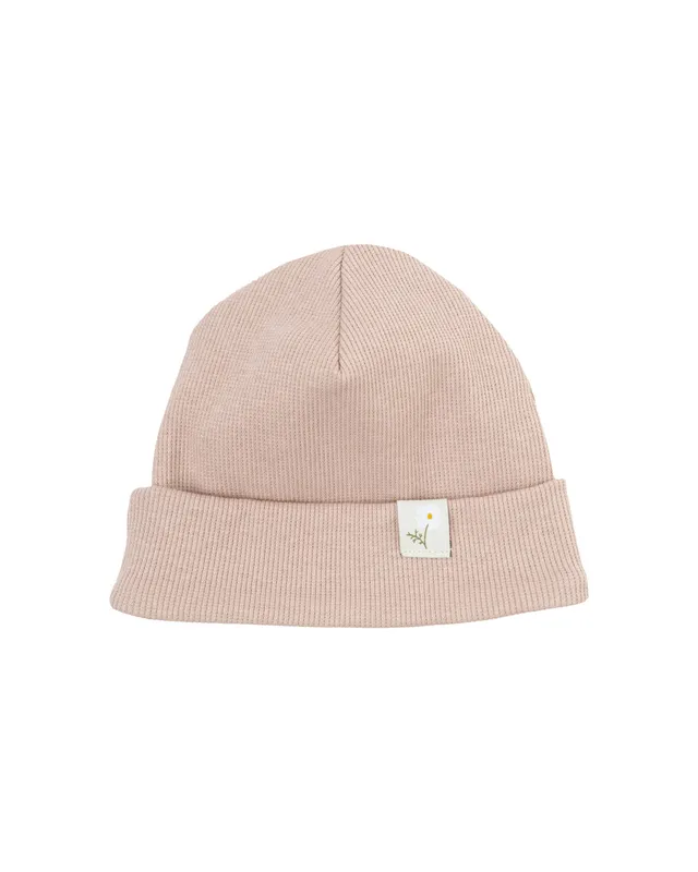 Woolly Organic Beanie Label SS27 cuffia neonato cotone bio